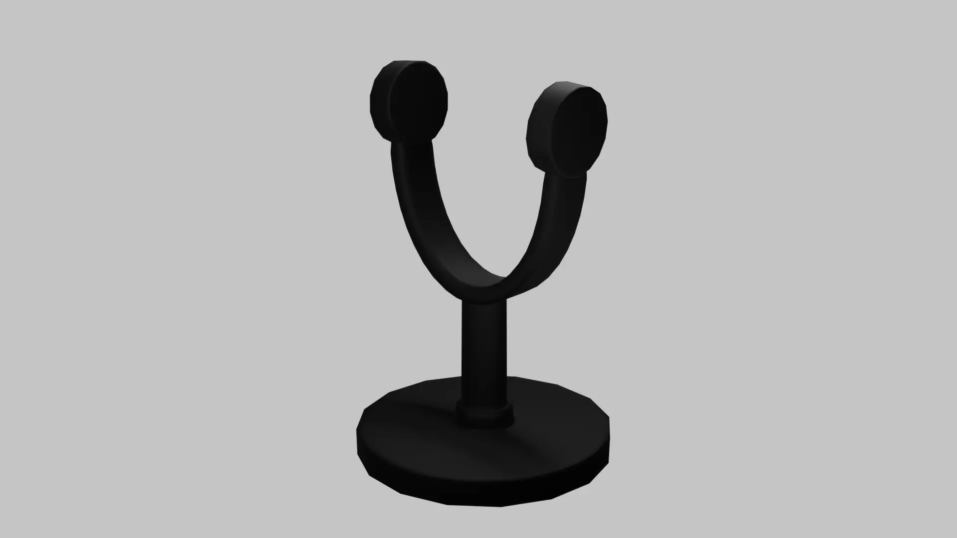 Studio mic Low-poly 3D model_4