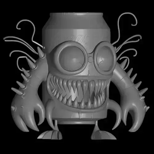 monster cola box pencil holder