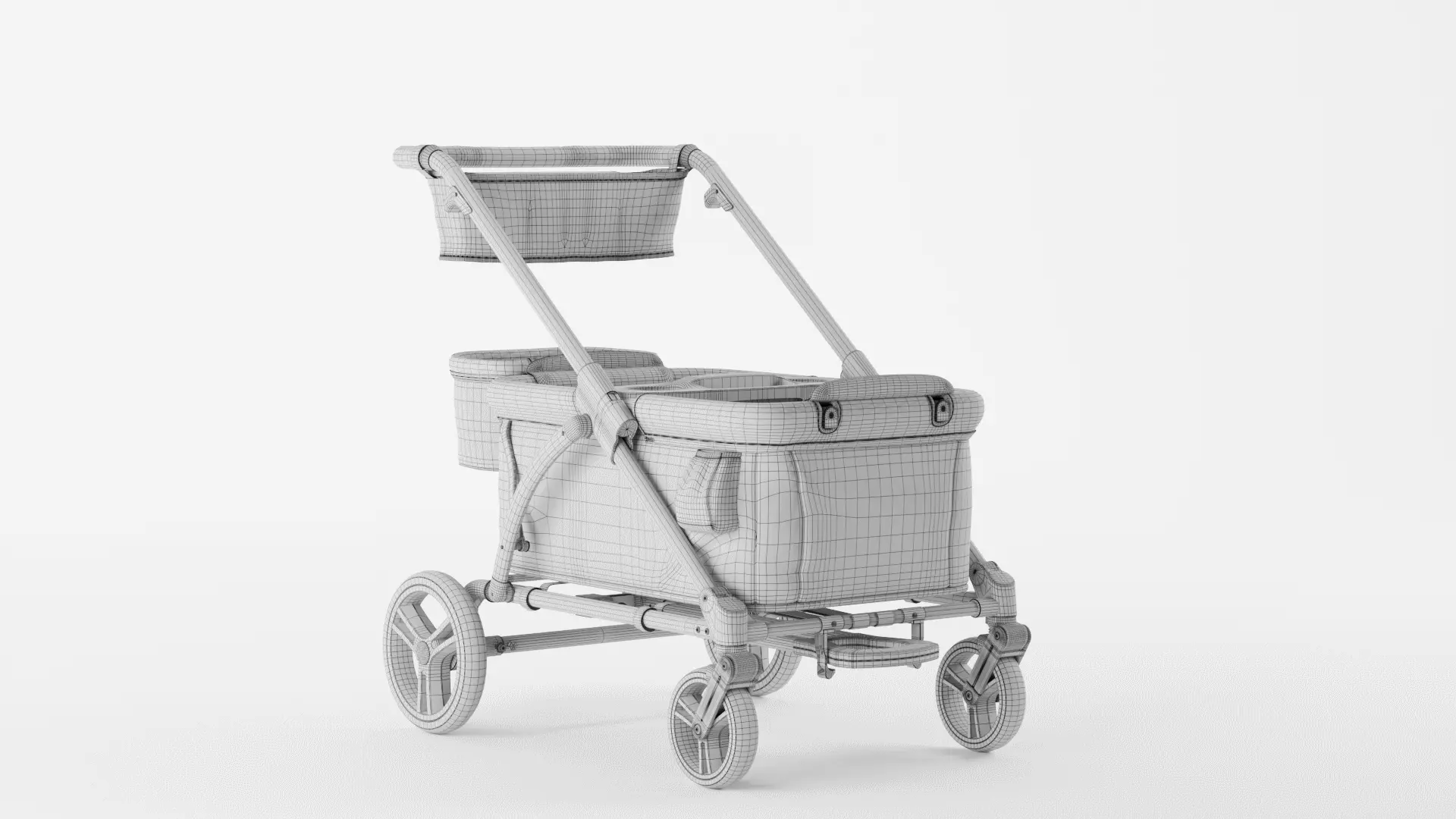 Baby Trend Expedition 2 in 1 Stroller Wagon Plus 3D model_12