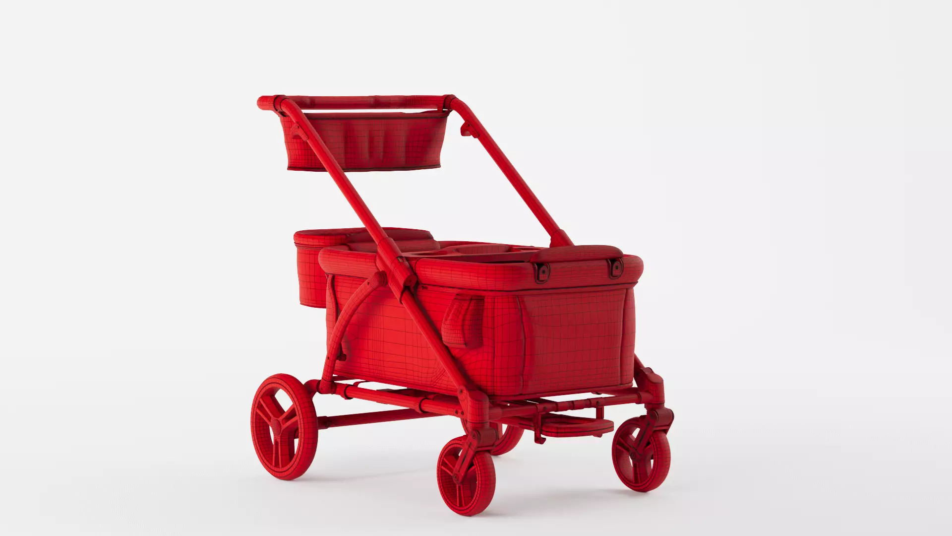 Baby Trend Expedition 2 in 1 Stroller Wagon Plus 3D model_11