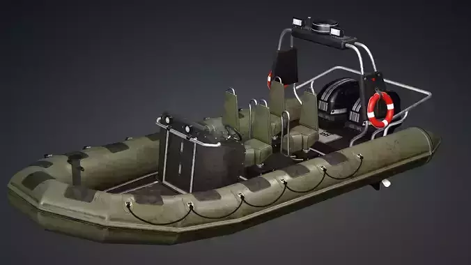 Military Tactical Boat 3D Model 3D model Military Tactical Boat 3D Model 3D model