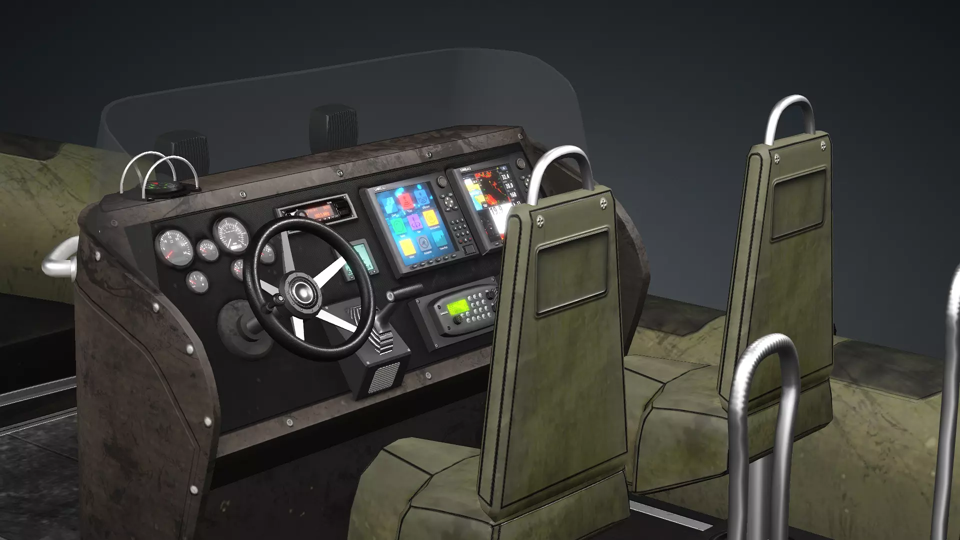 Military Tactical Boat 3D Model 3D model_4