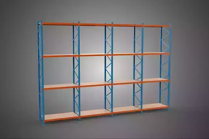 WOOD STEEL WAREHOUSE METAL SHELVING ORGANIZE STORAGE RACK SHELF