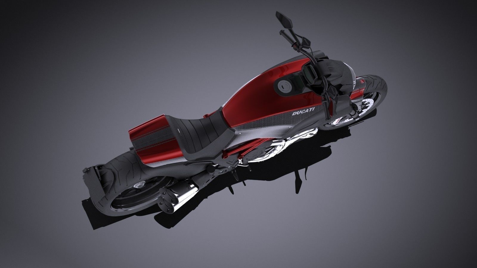 Ducati Diavel Carbon 2015 VRAY 3D model_7