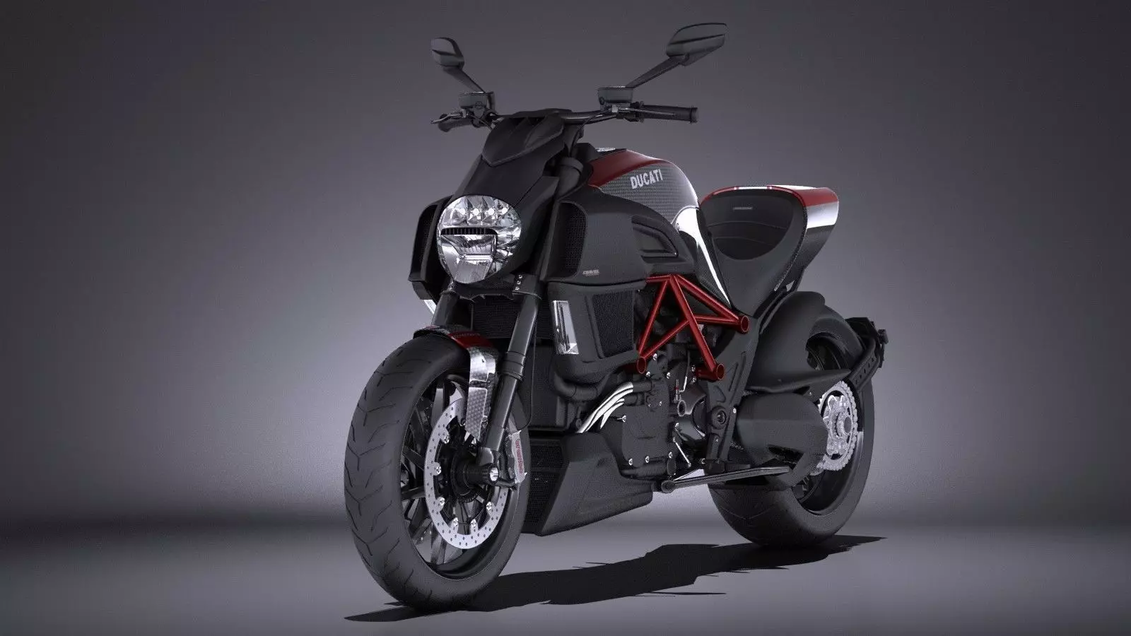 Ducati Diavel Carbon 2015 VRAY 3D model_0