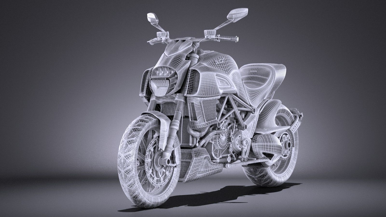 Ducati Diavel Carbon 2015 VRAY 3D model_12