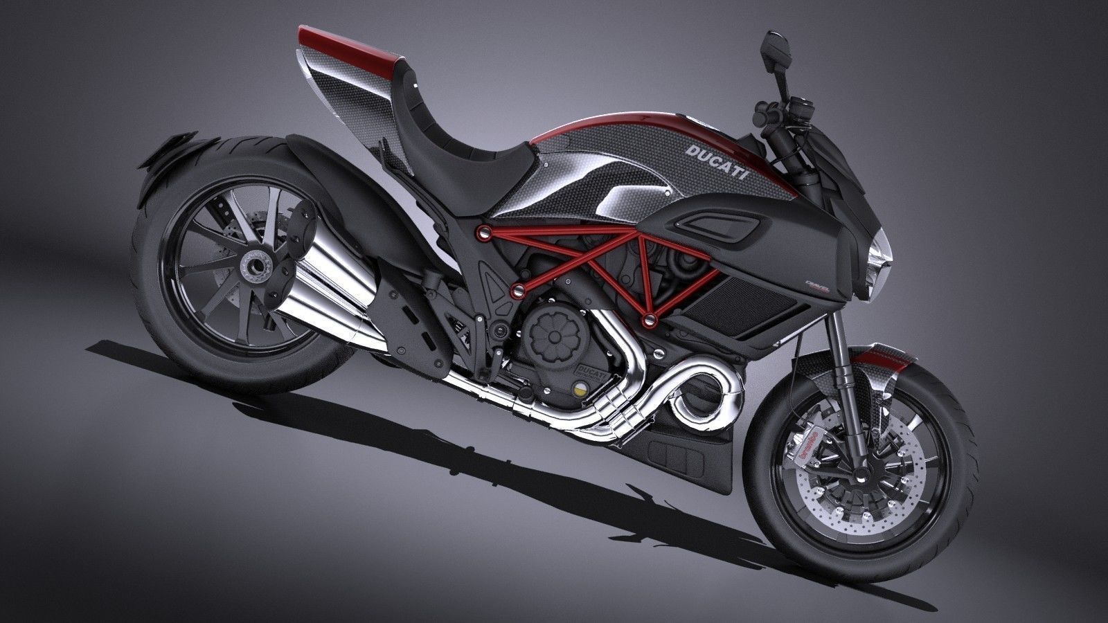 Ducati Diavel Carbon 2015 VRAY 3D model_5