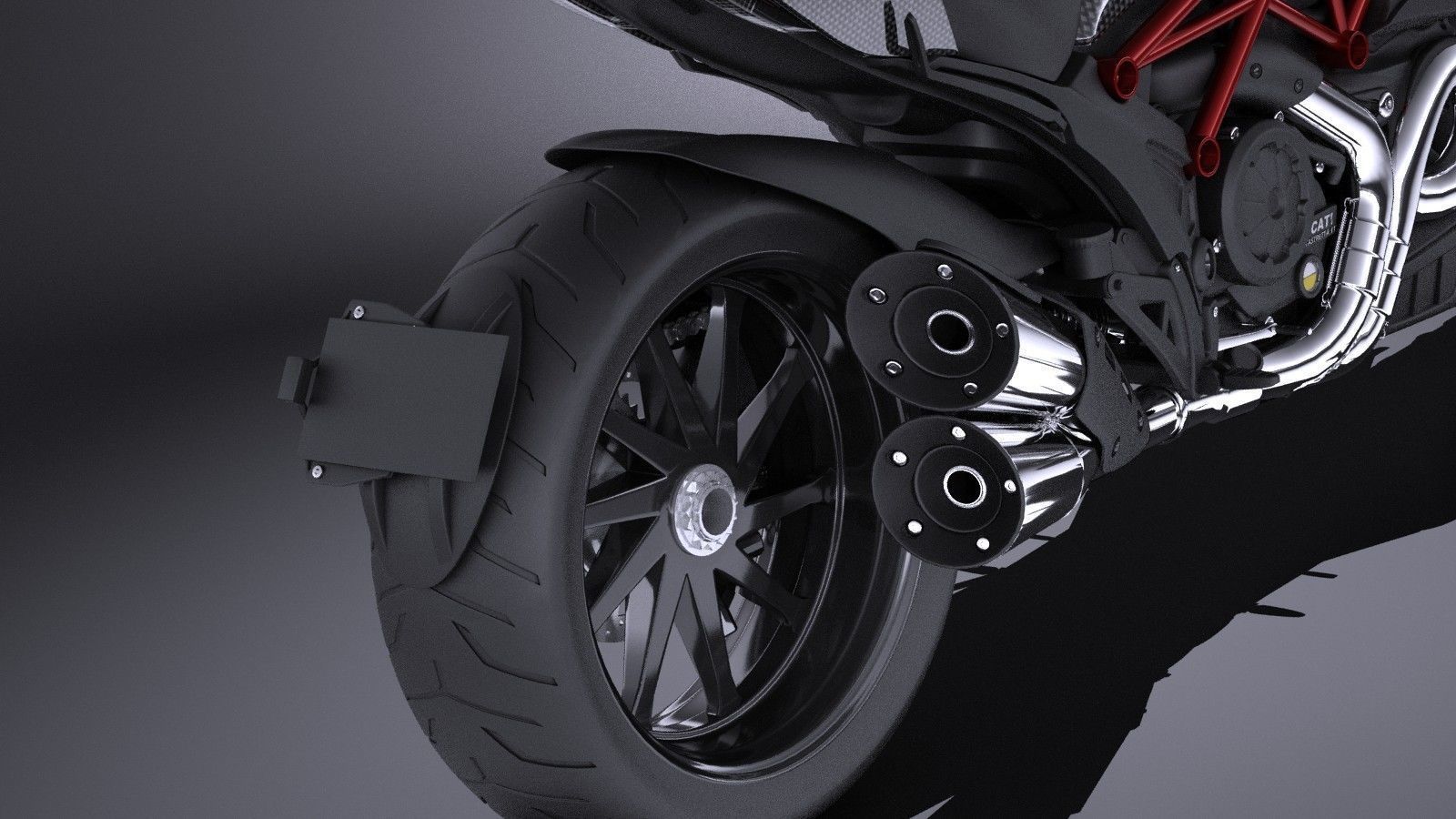 Ducati Diavel Carbon 2015 VRAY 3D model_3