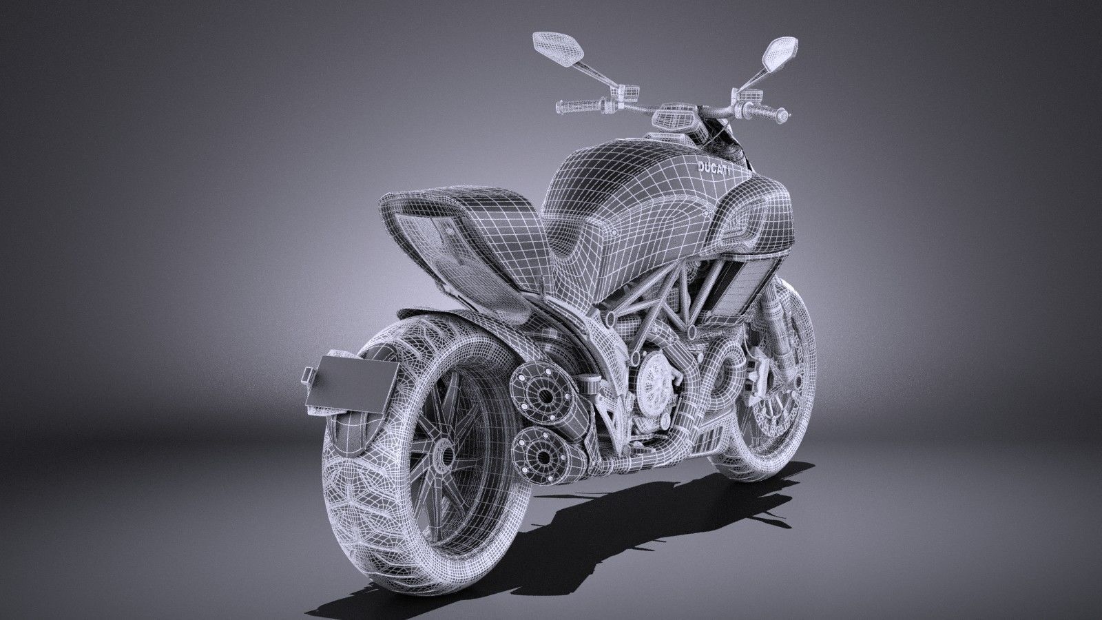 Ducati Diavel Carbon 2015 VRAY 3D model_15