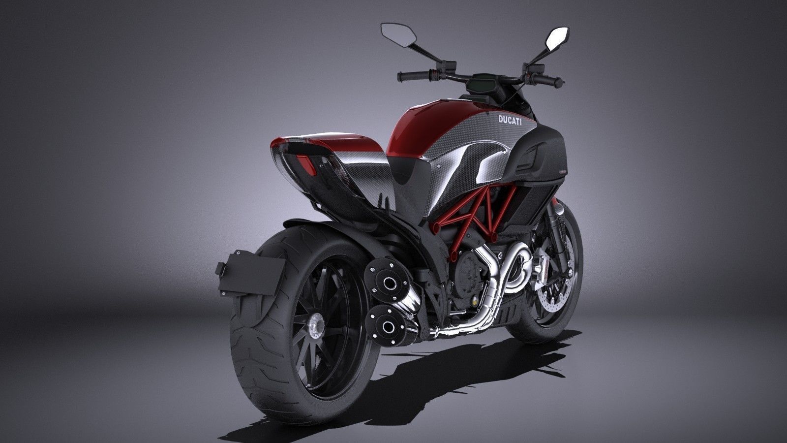 Ducati Diavel Carbon 2015 VRAY 3D model_4