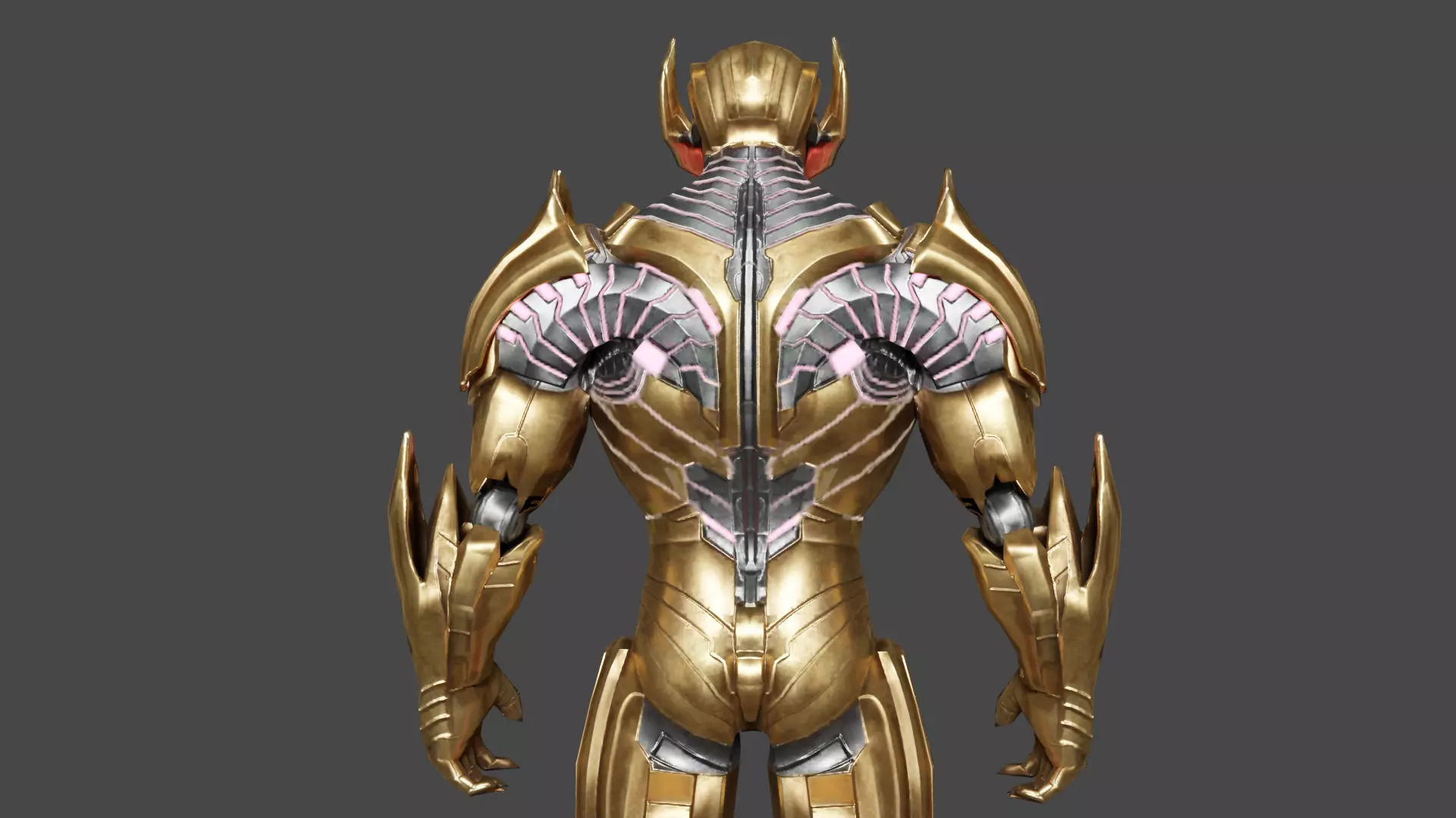 Ultron evolved Low-poly 3D model_5