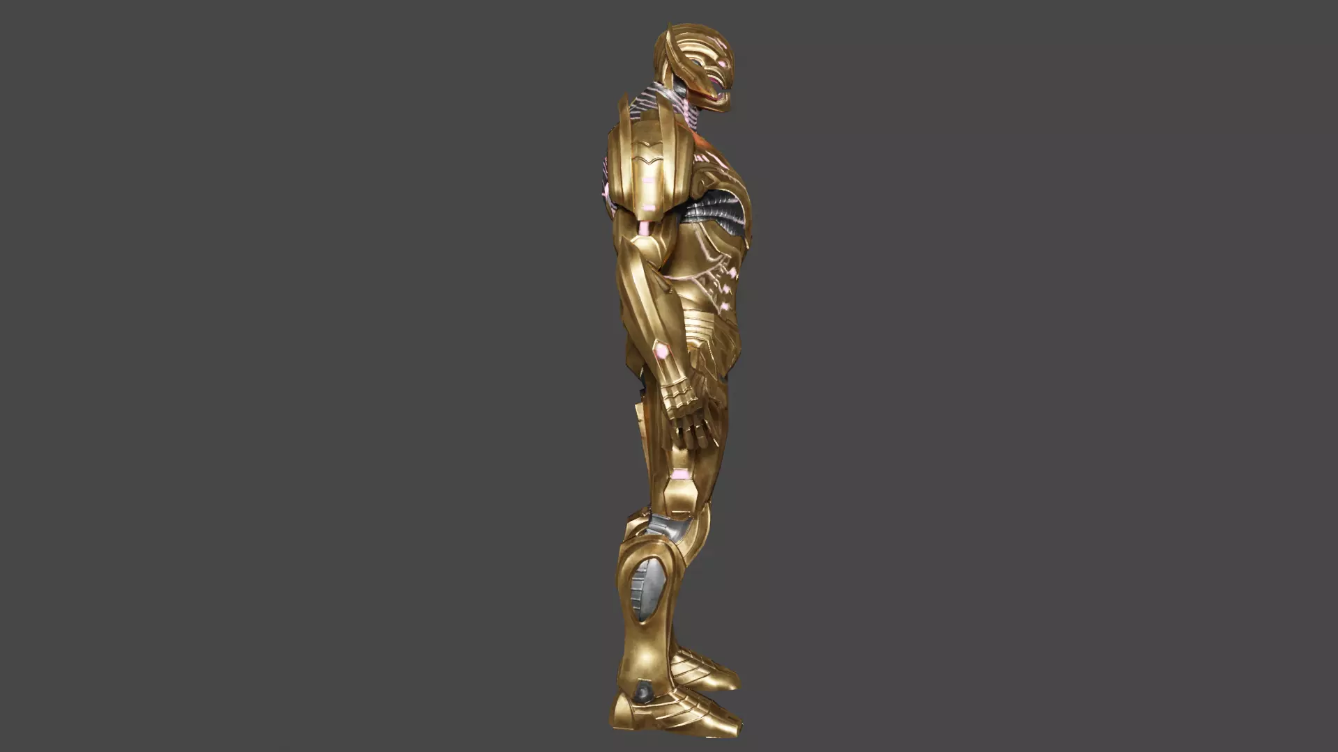 Ultron evolved Low-poly 3D model_2