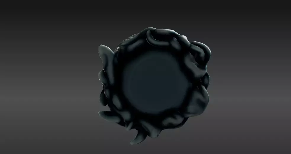 Haunted Skull Candle Holder 3D Print Model Halloween 3D print model_4