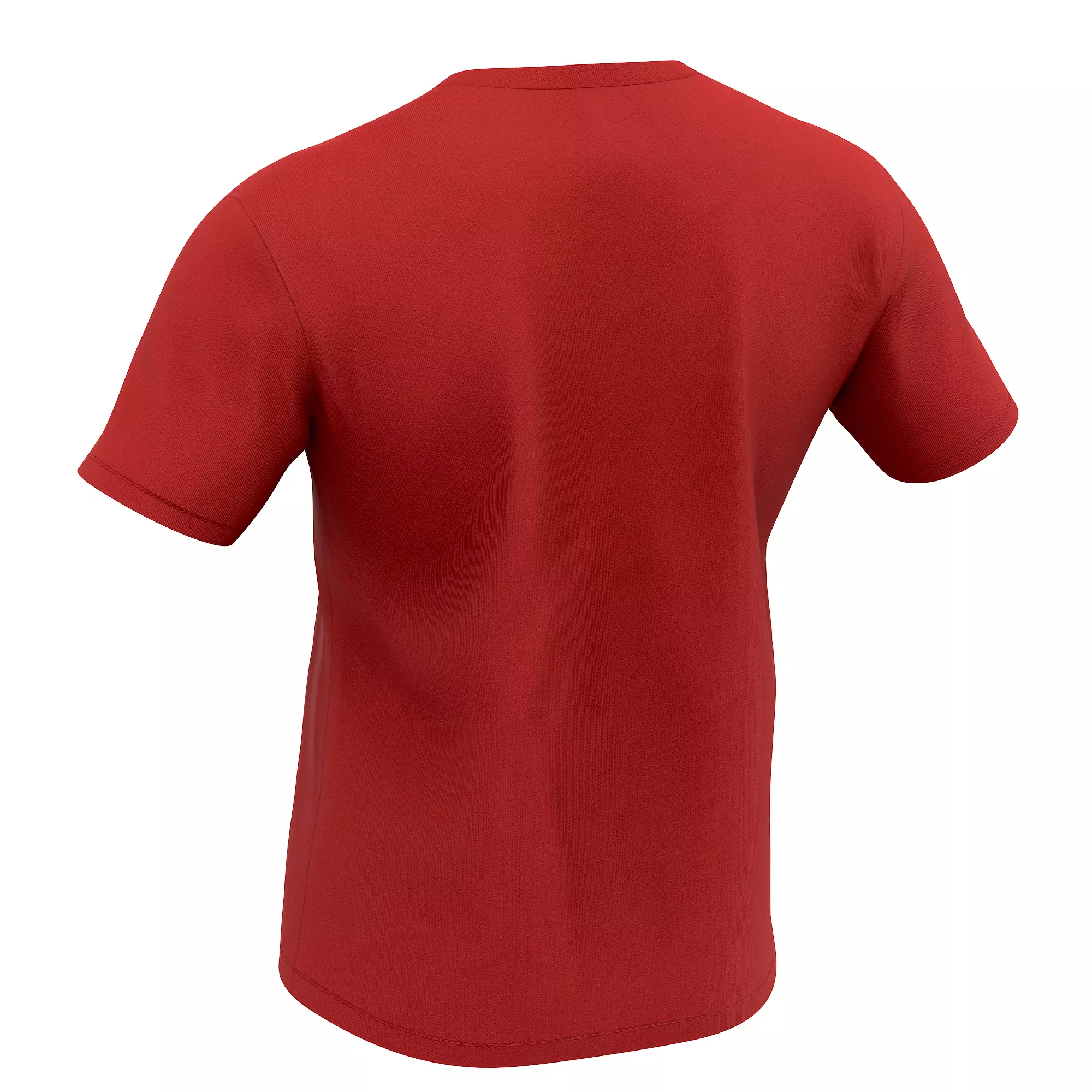 T-Shirt 02 Low-poly 3D model_29