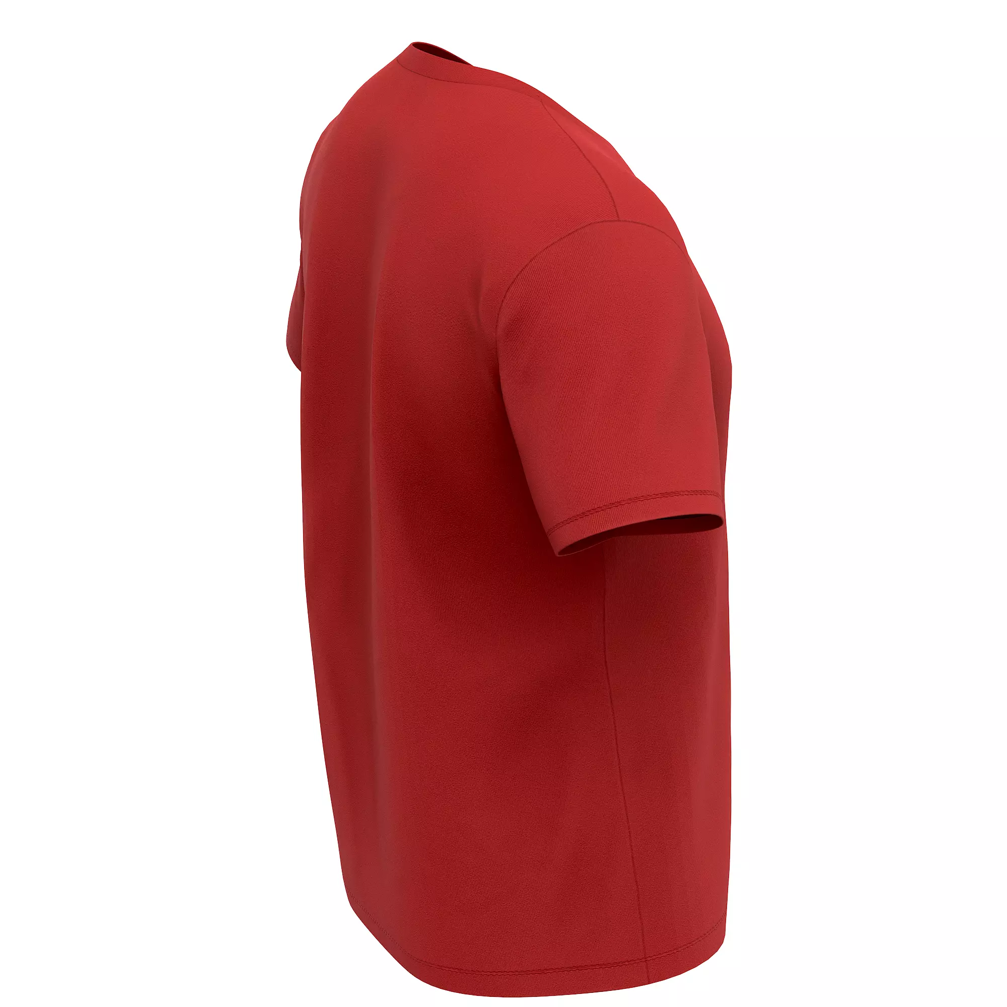 T-Shirt 02 Low-poly 3D model_37