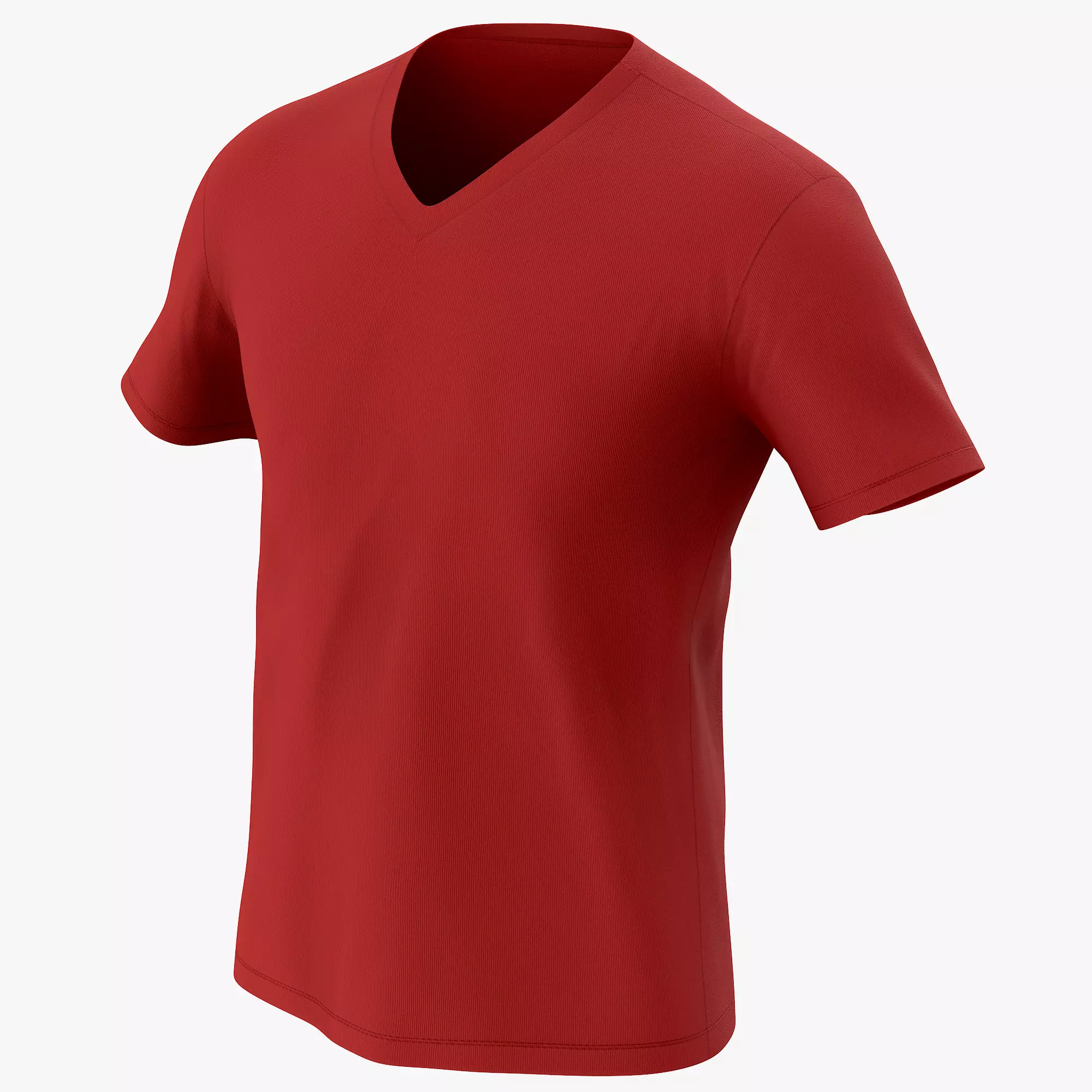 T-Shirt 02 Low-poly 3D model_0