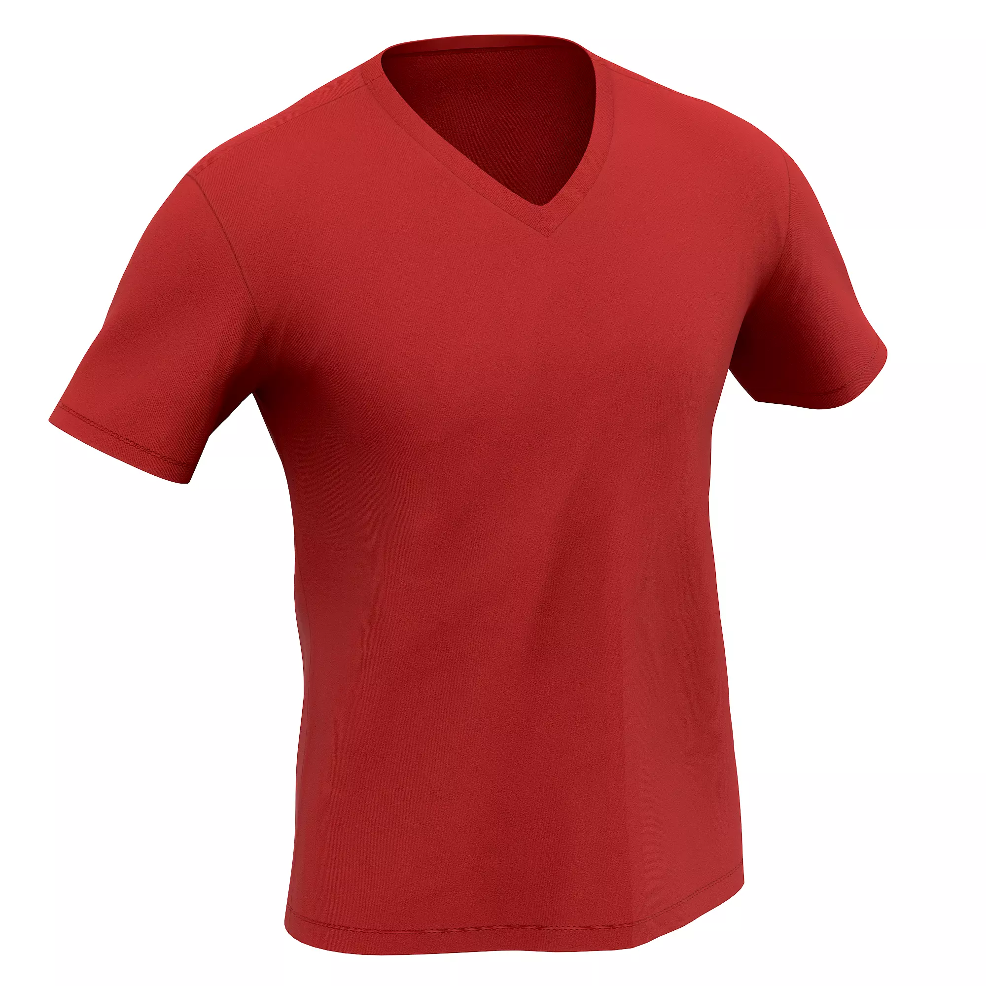 T-Shirt 02 Low-poly 3D model_45