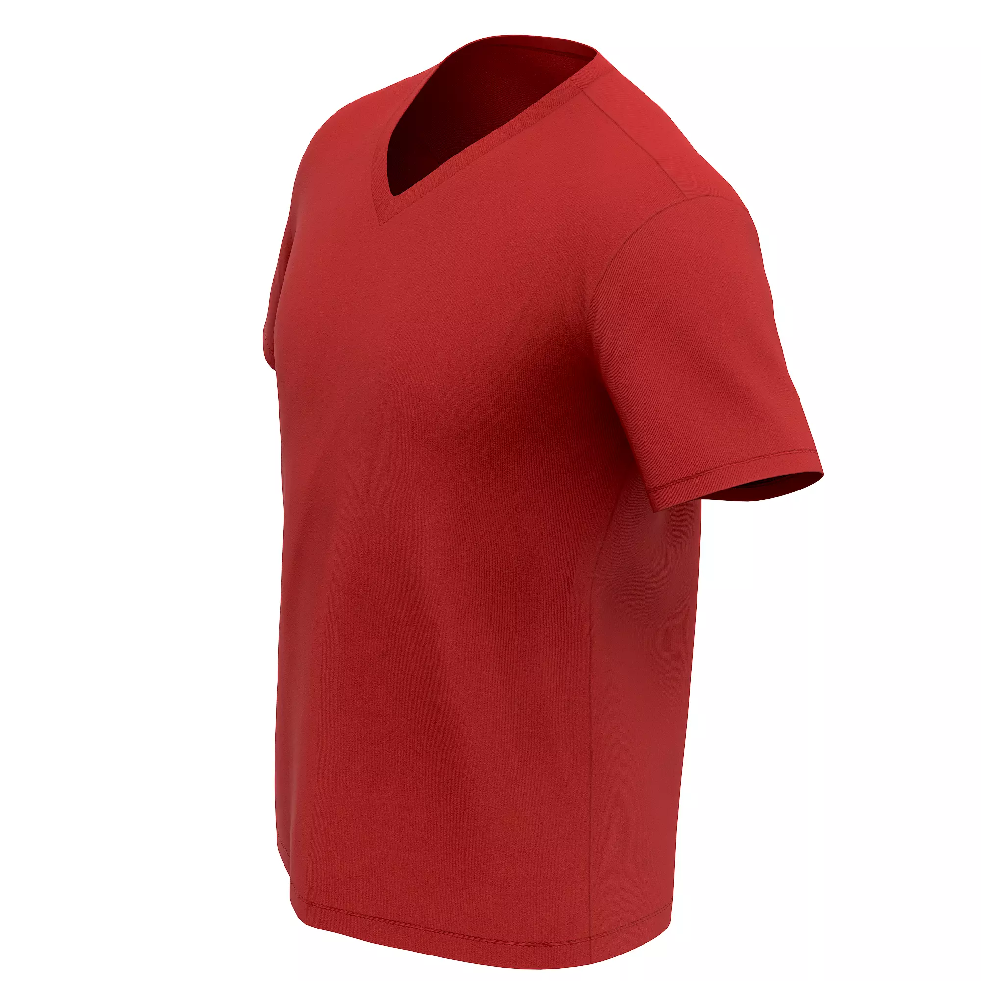 T-Shirt 02 Low-poly 3D model_20