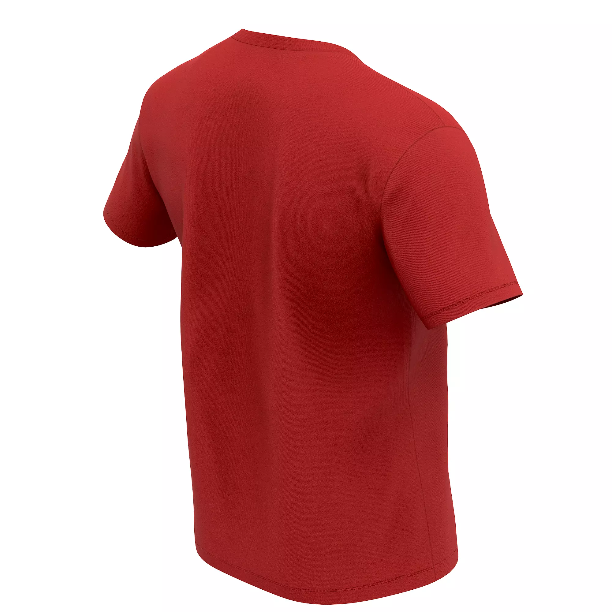 T-Shirt 02 Low-poly 3D model_35