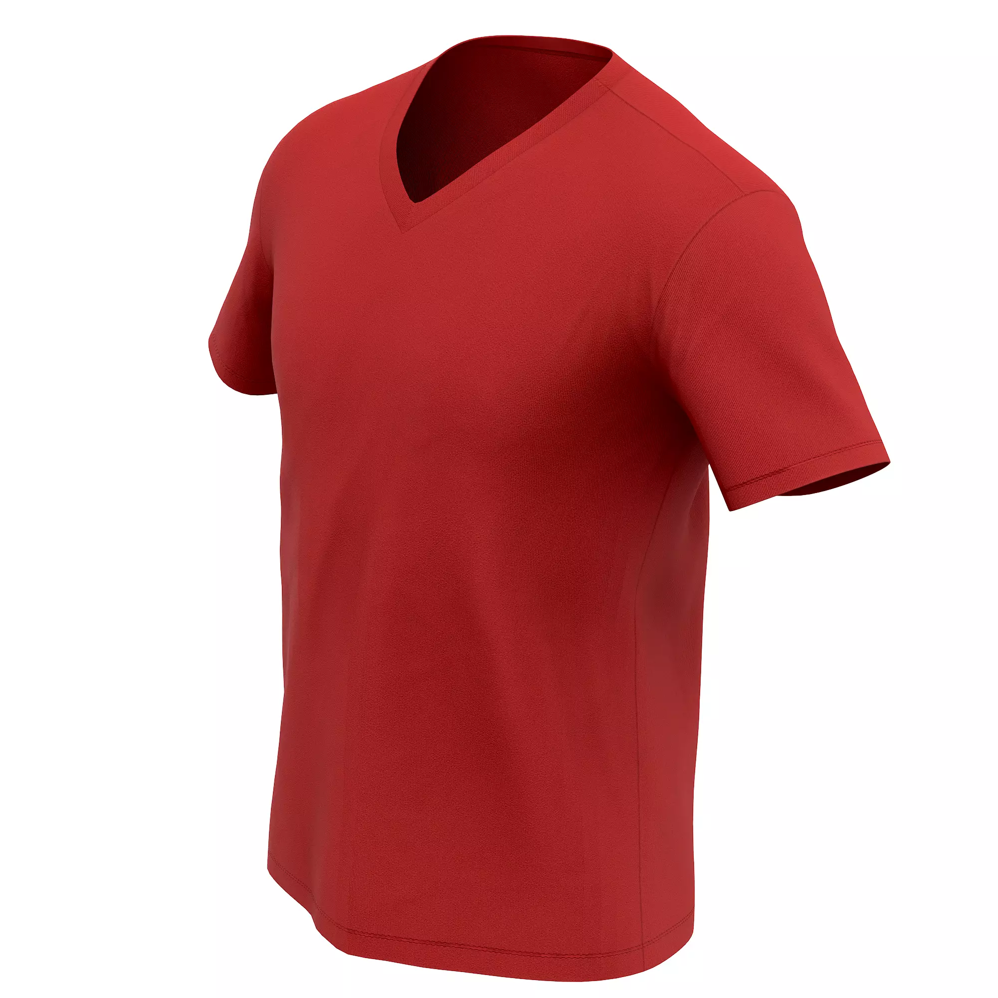 T-Shirt 02 Low-poly 3D model_19