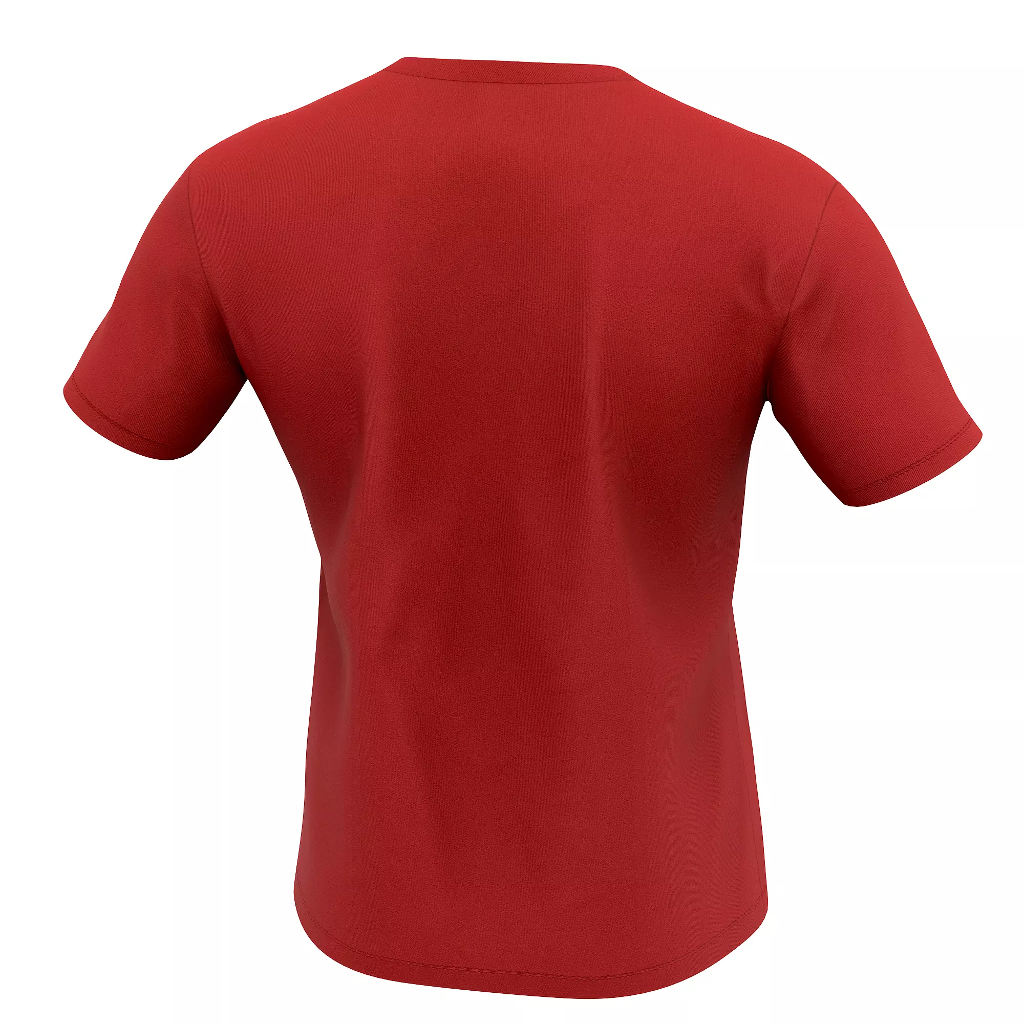 T-Shirt 02 Low-poly 3D model_32
