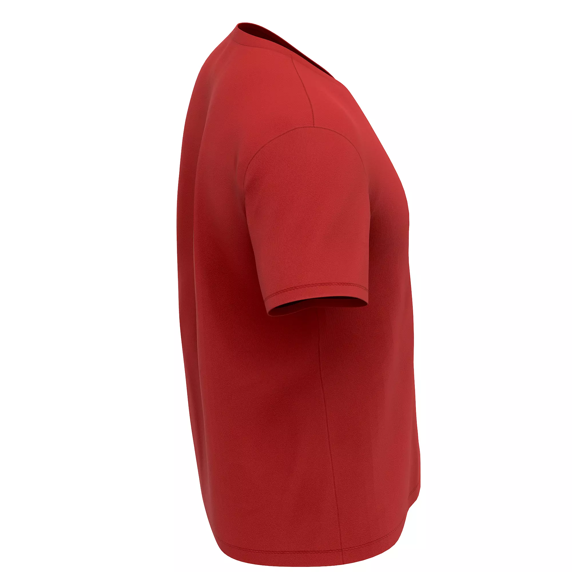 T-Shirt 02 Low-poly 3D model_38