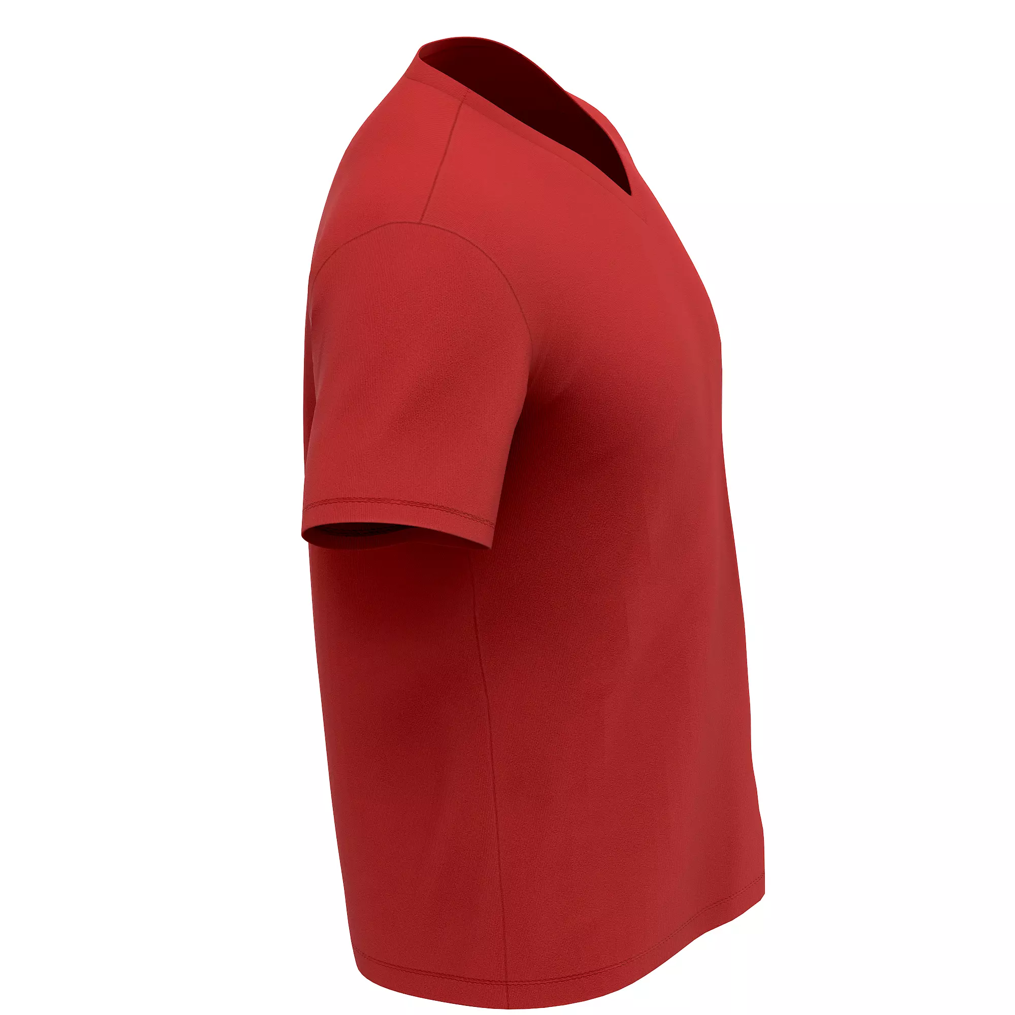 T-Shirt 02 Low-poly 3D model_40