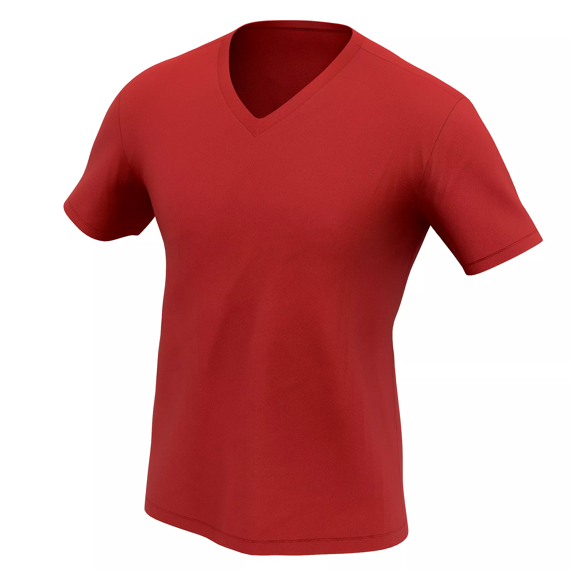 T-Shirt 02 Low-poly 3D model_17