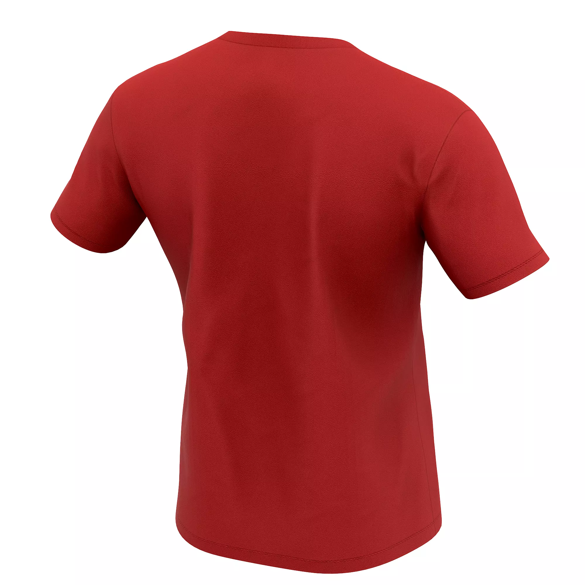 T-Shirt 02 Low-poly 3D model_33