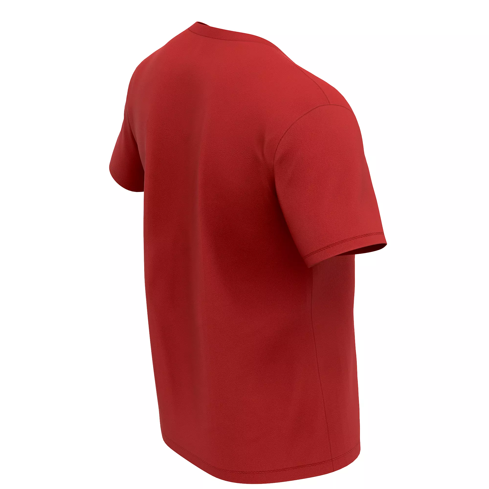 T-Shirt 02 Low-poly 3D model_36