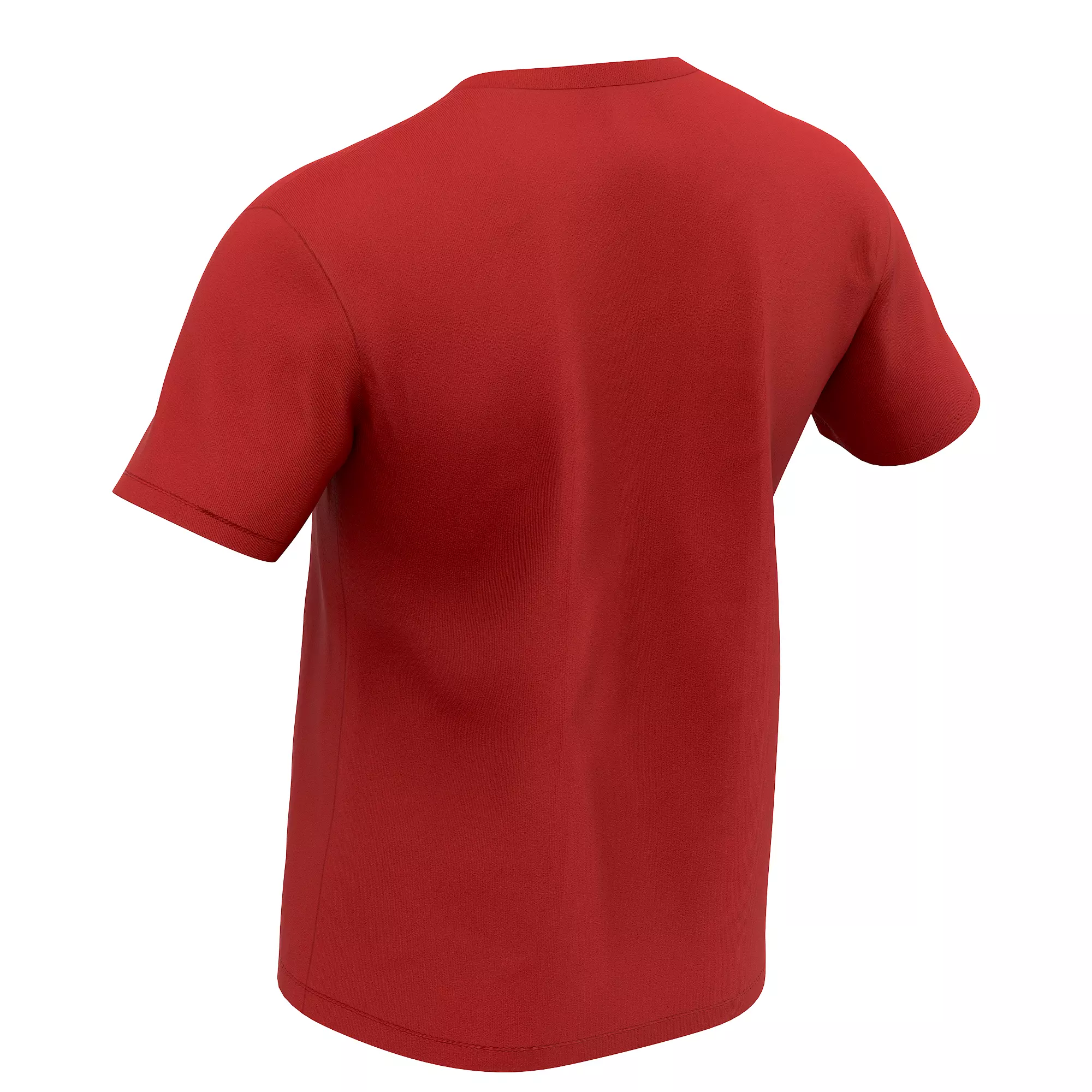 T-Shirt 02 Low-poly 3D model_28