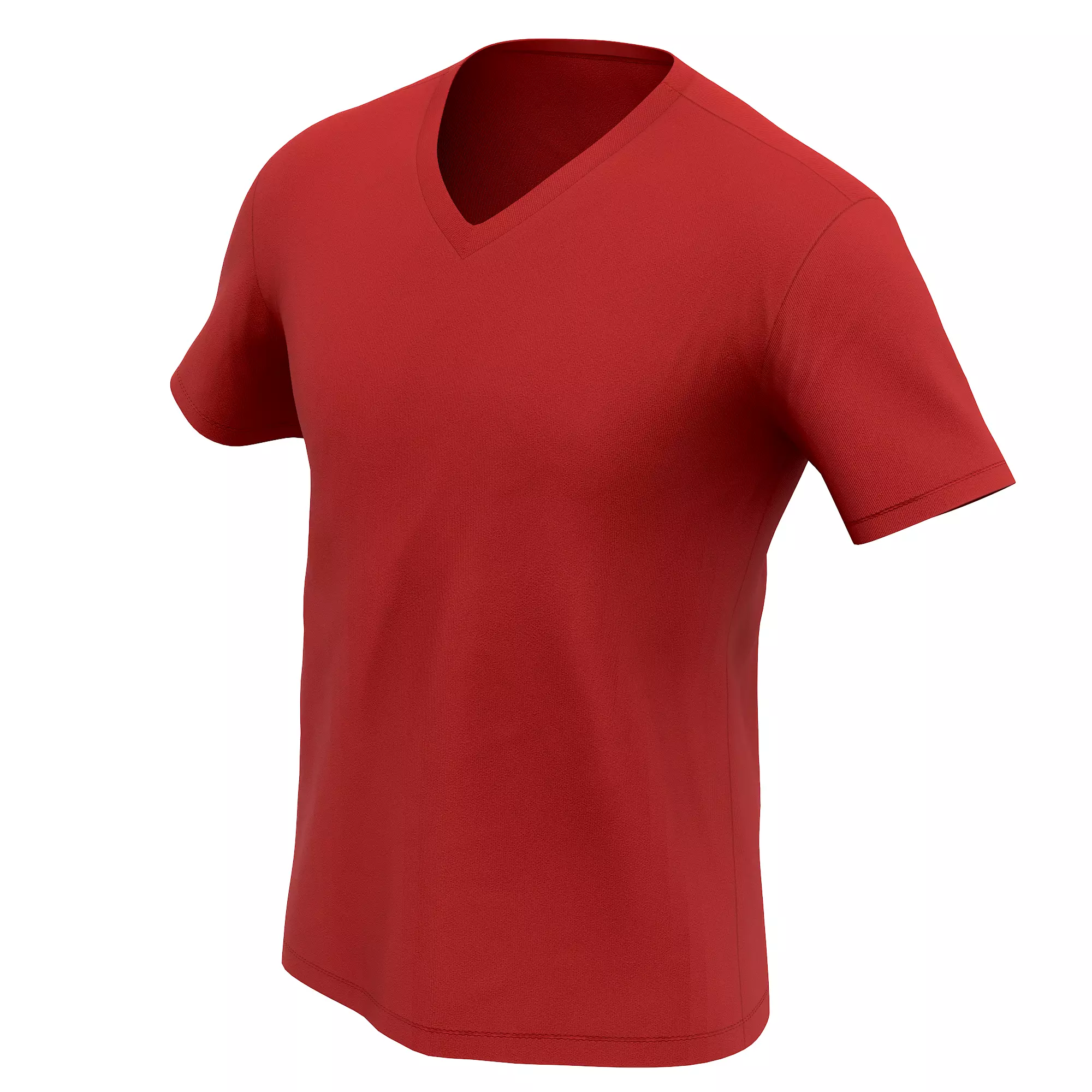 T-Shirt 02 Low-poly 3D model_18