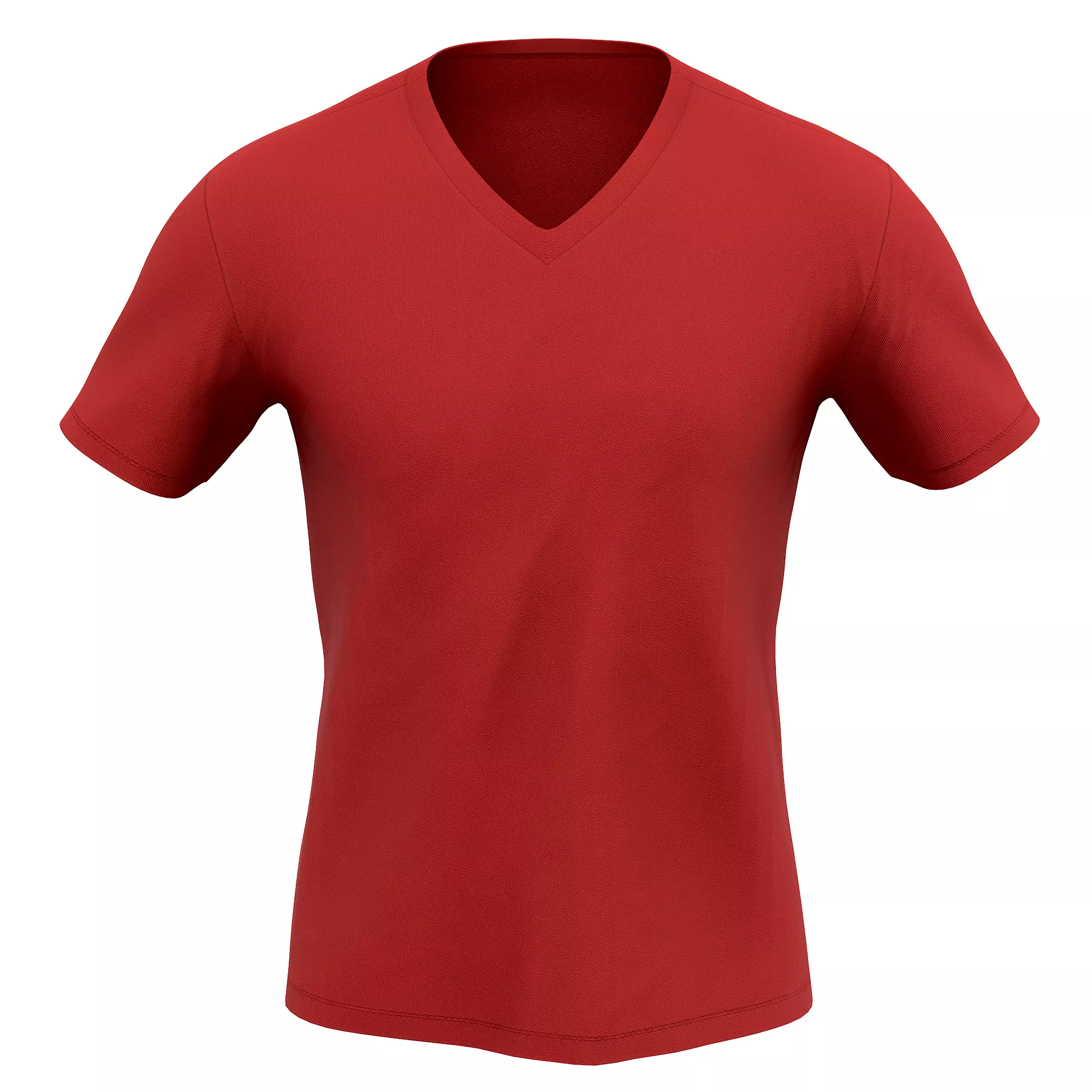 T-Shirt 02 Low-poly 3D model_15