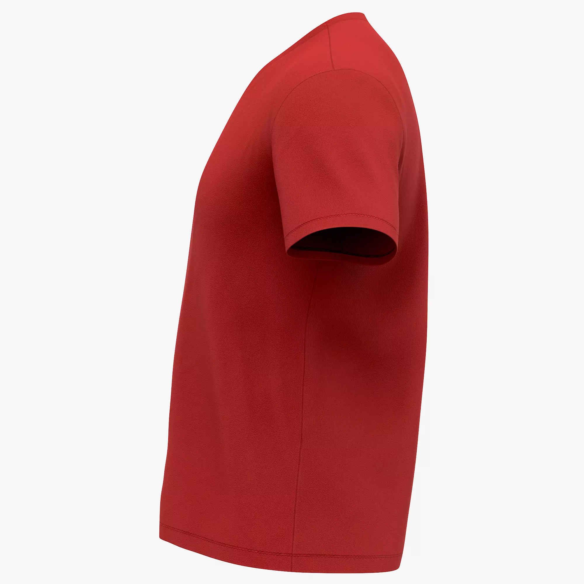 T-Shirt 02 Low-poly 3D model_6