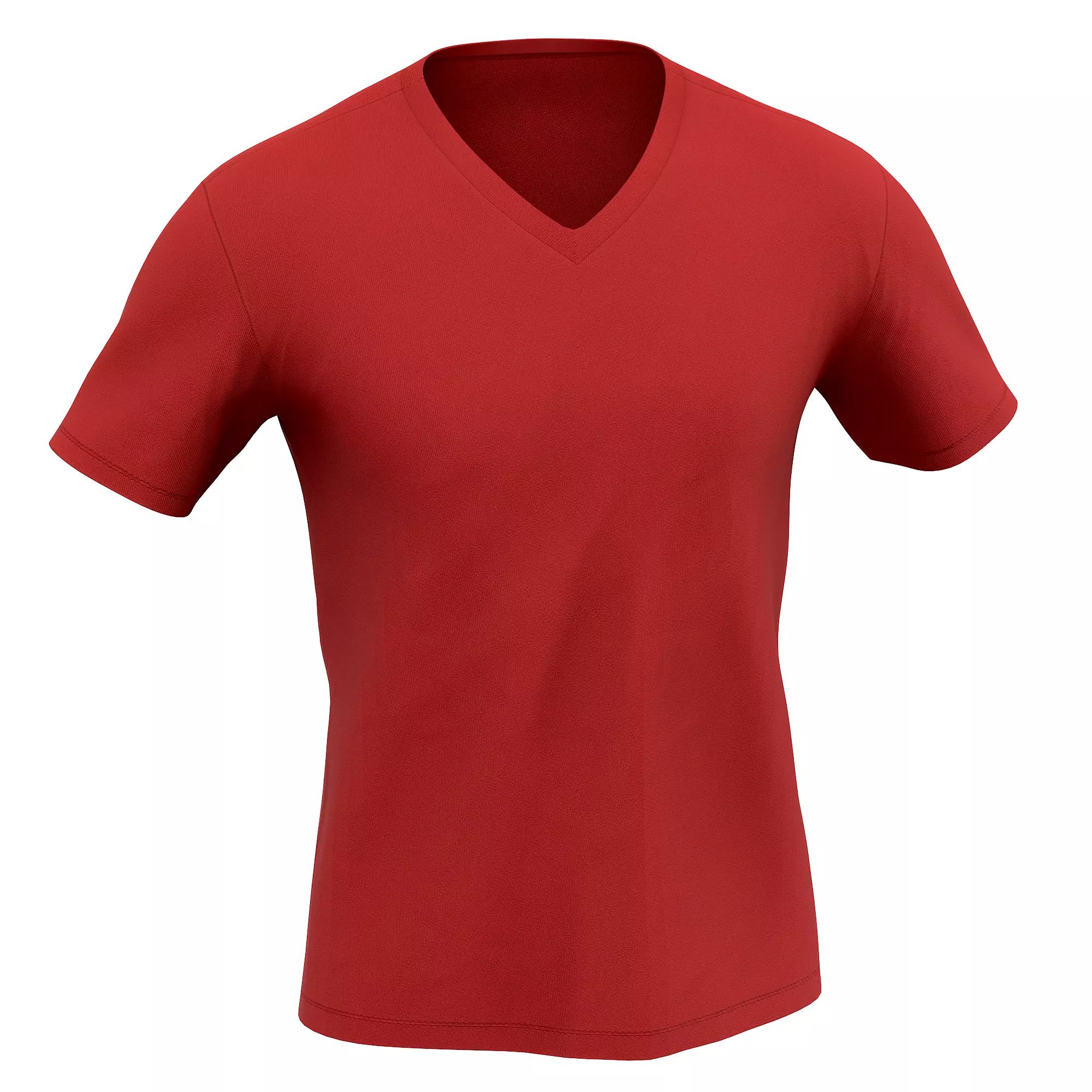 T-Shirt 02 Low-poly 3D model_46