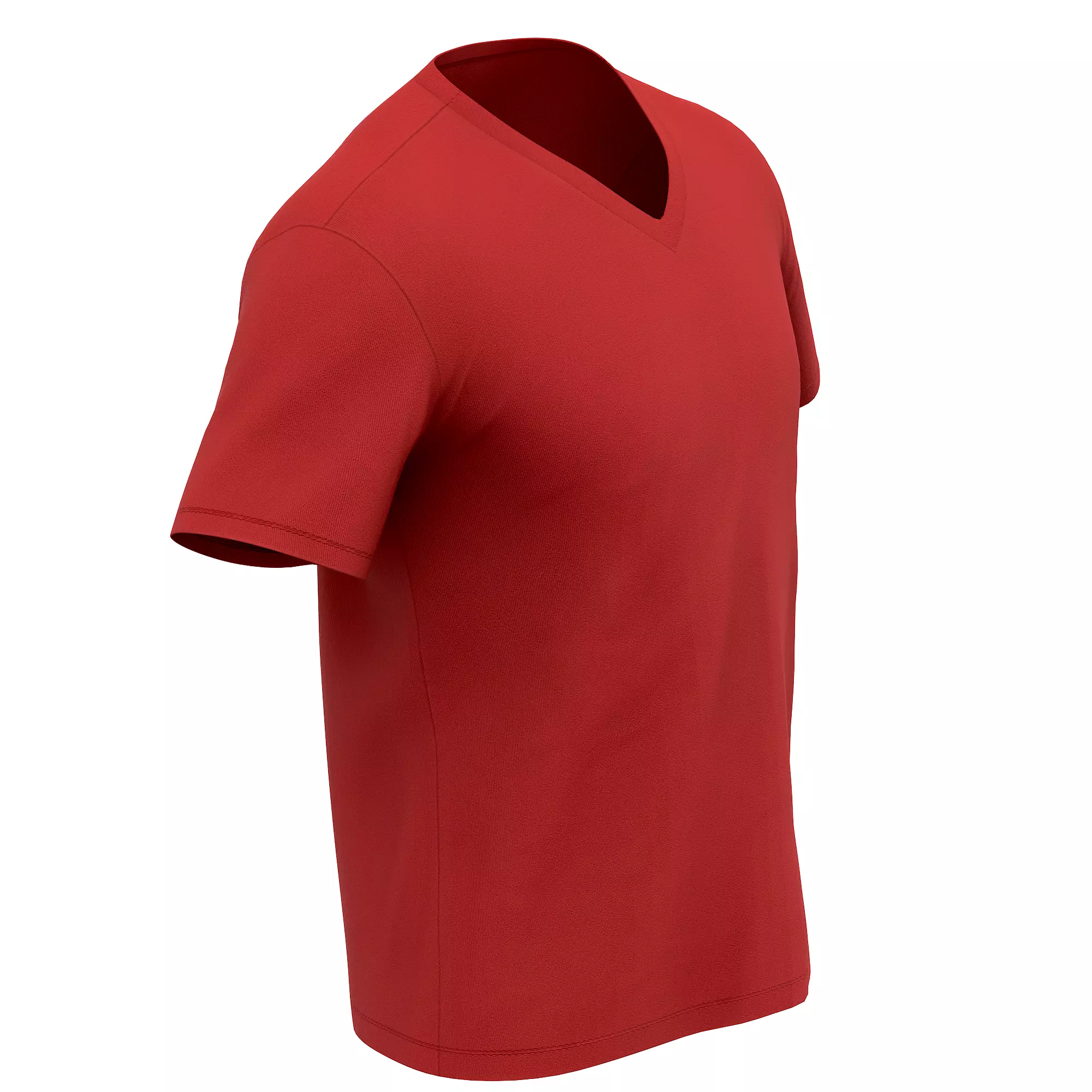 T-Shirt 02 Low-poly 3D model_42