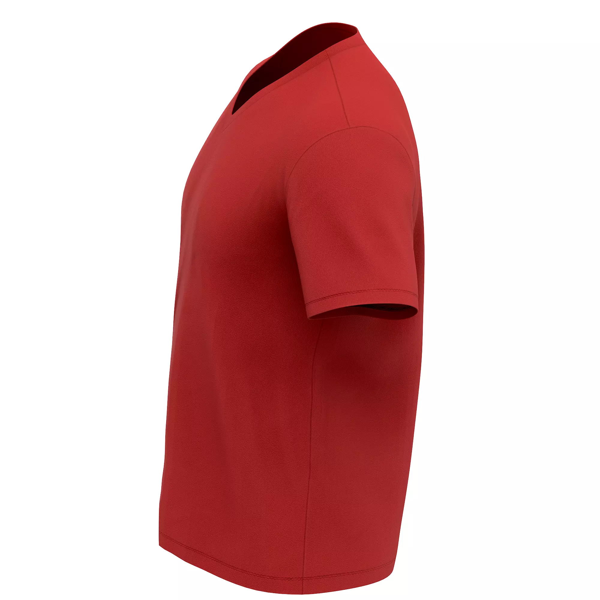 T-Shirt 02 Low-poly 3D model_22