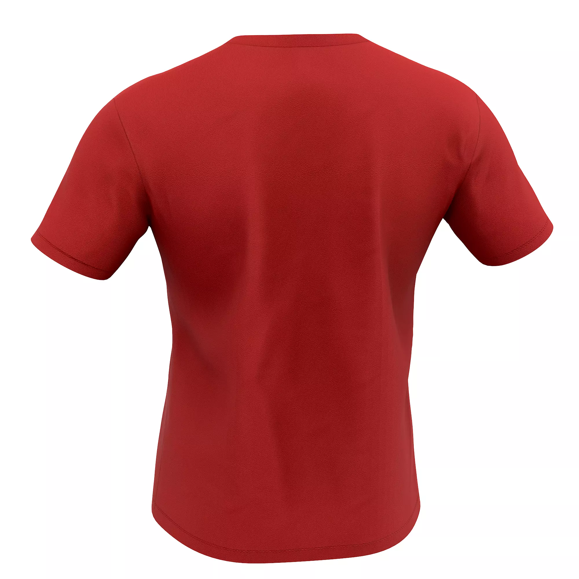 T-Shirt 02 Low-poly 3D model_30