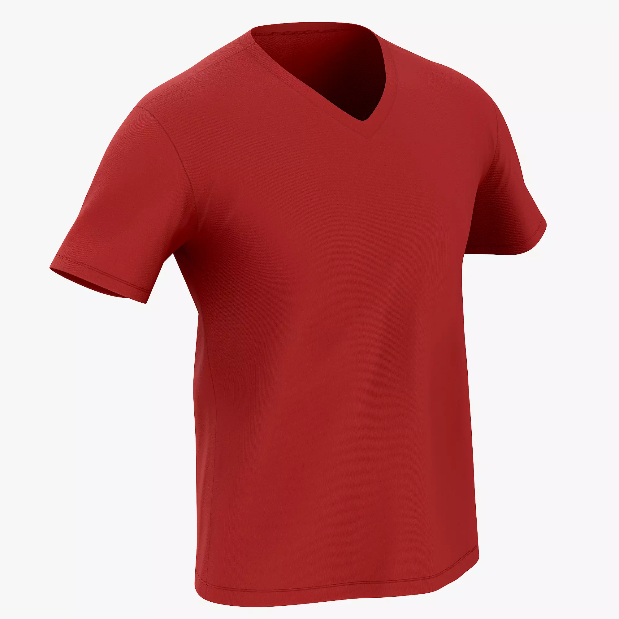 T-Shirt 02 Low-poly 3D model_1