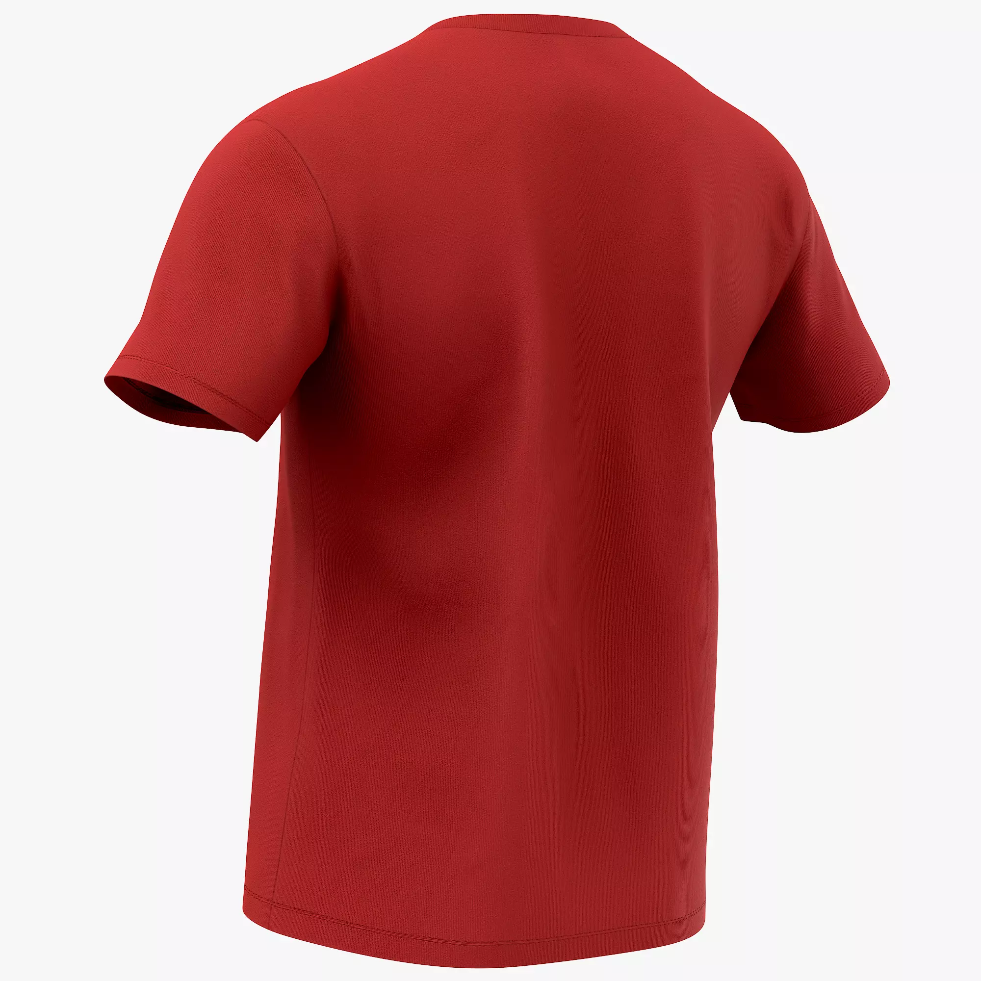 T-Shirt 02 Low-poly 3D model_3