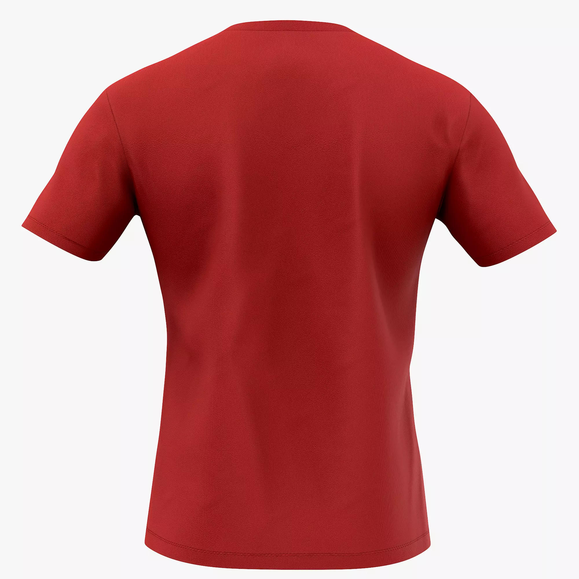 T-Shirt 02 Low-poly 3D model_5