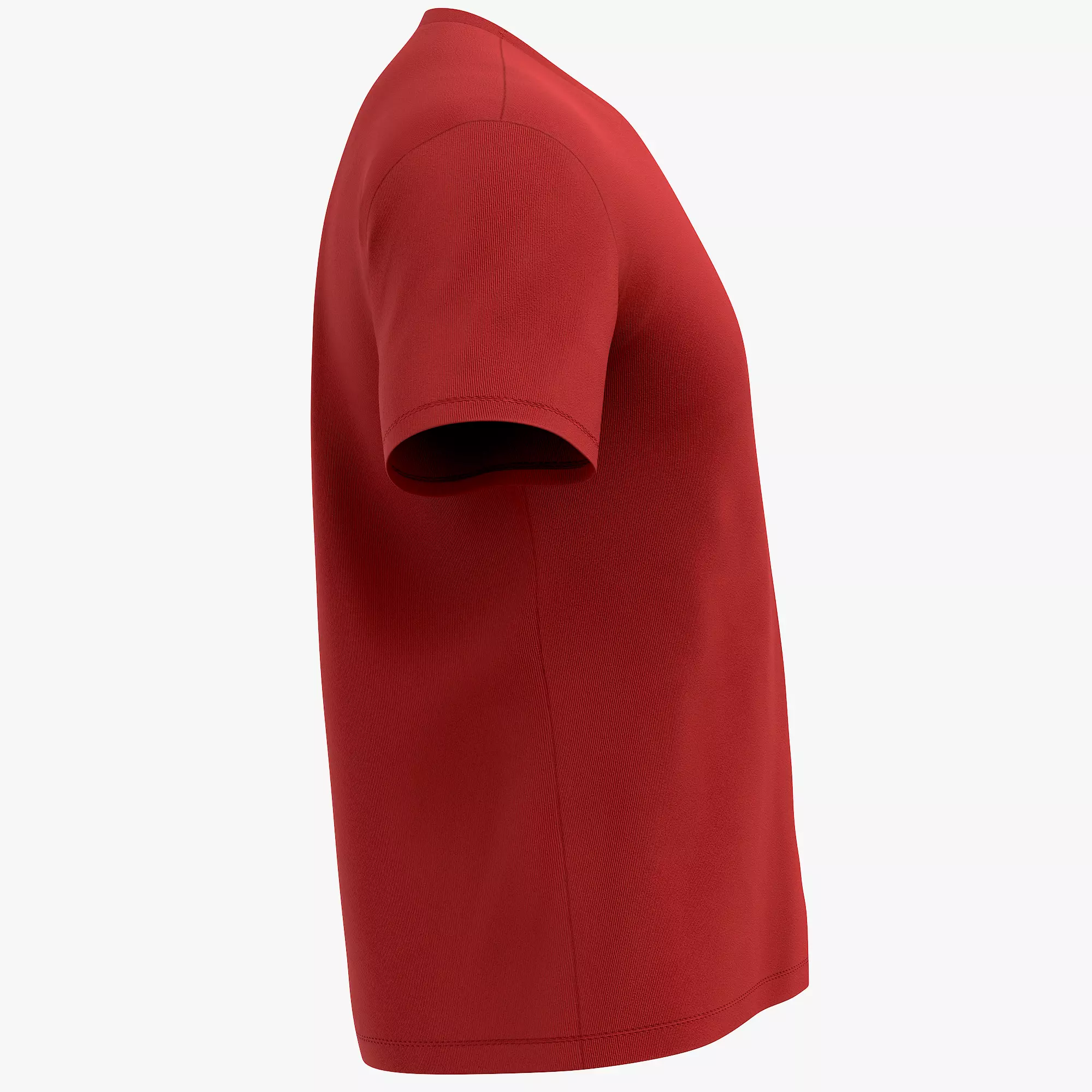 T-Shirt 02 Low-poly 3D model_7