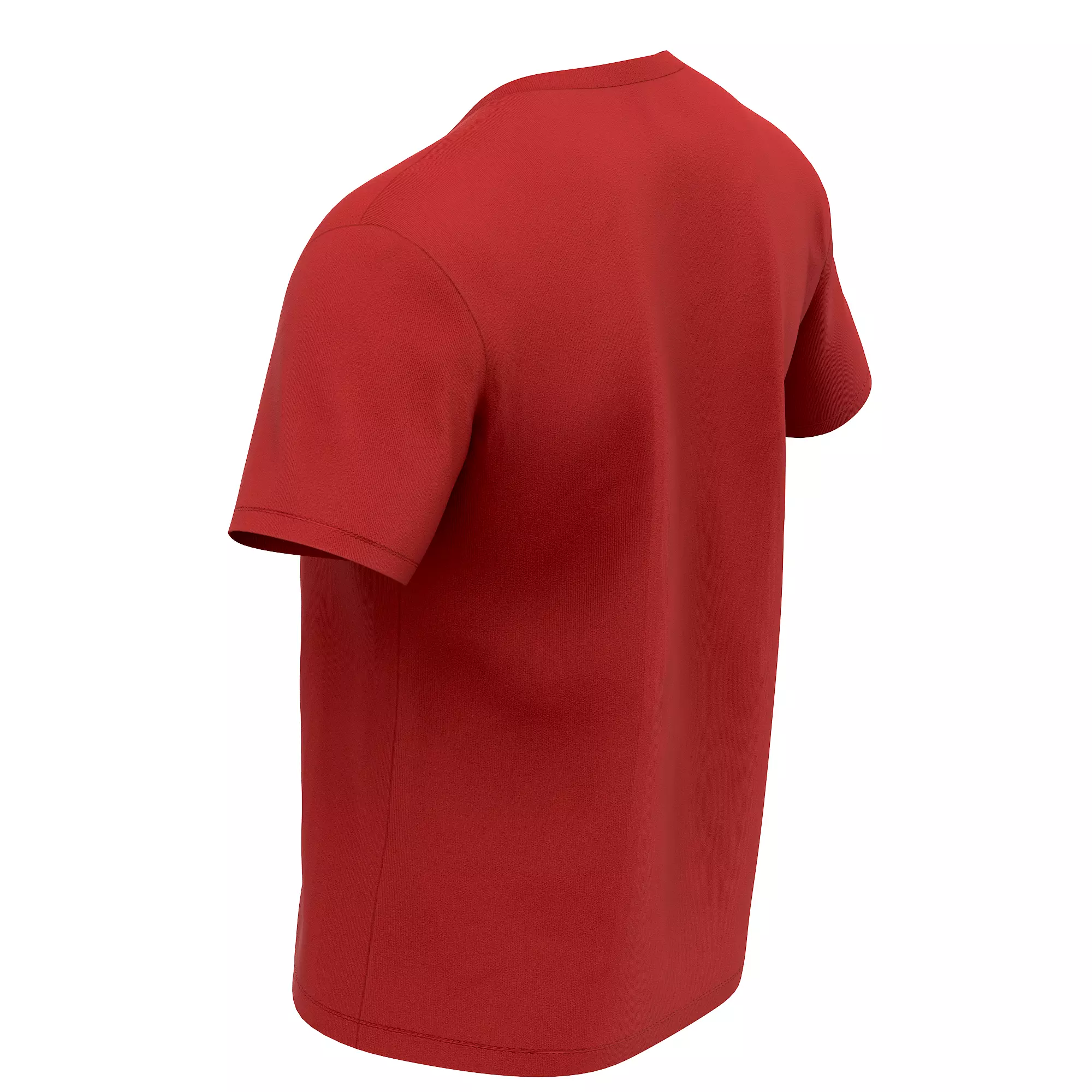 T-Shirt 02 Low-poly 3D model_26