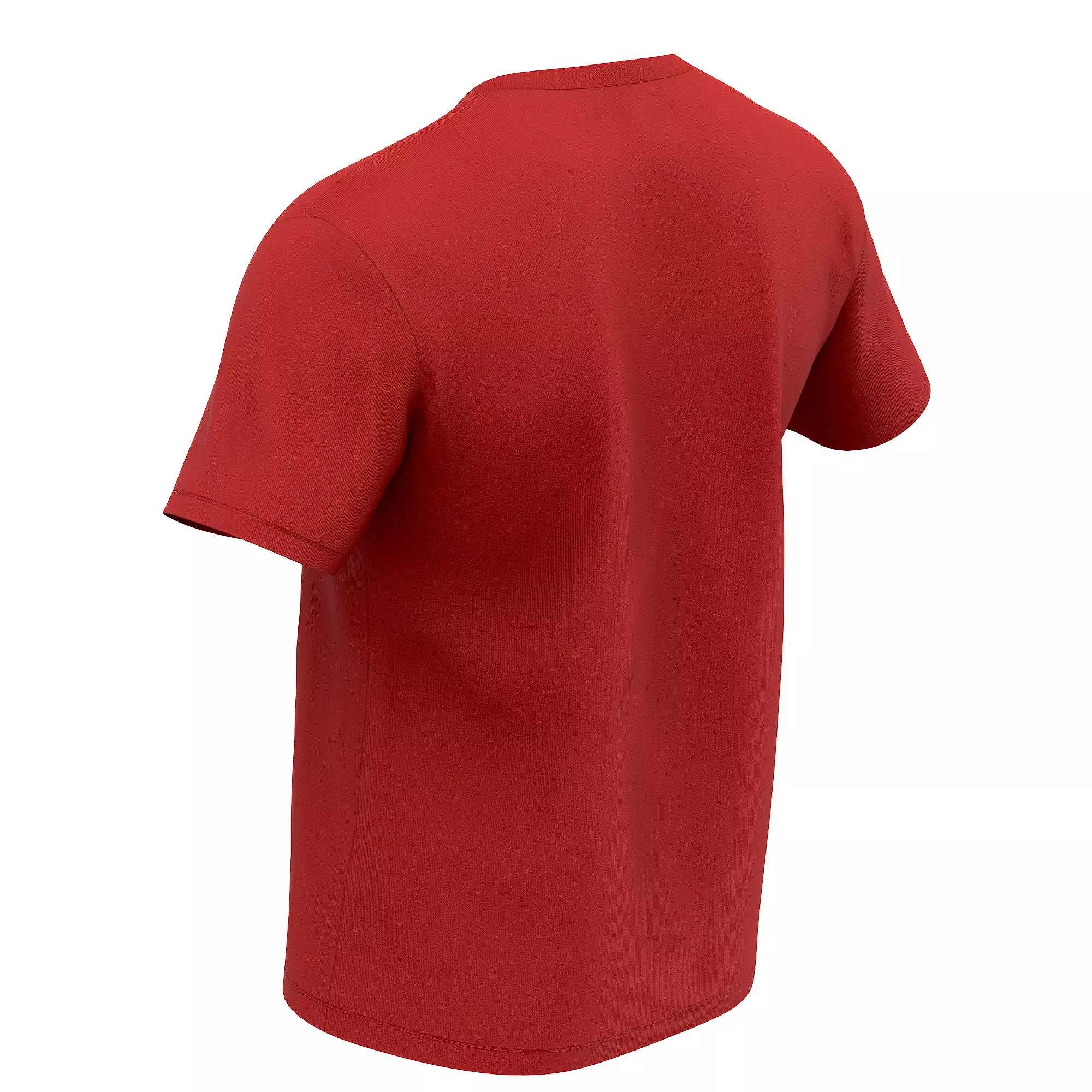 T-Shirt 02 Low-poly 3D model_27