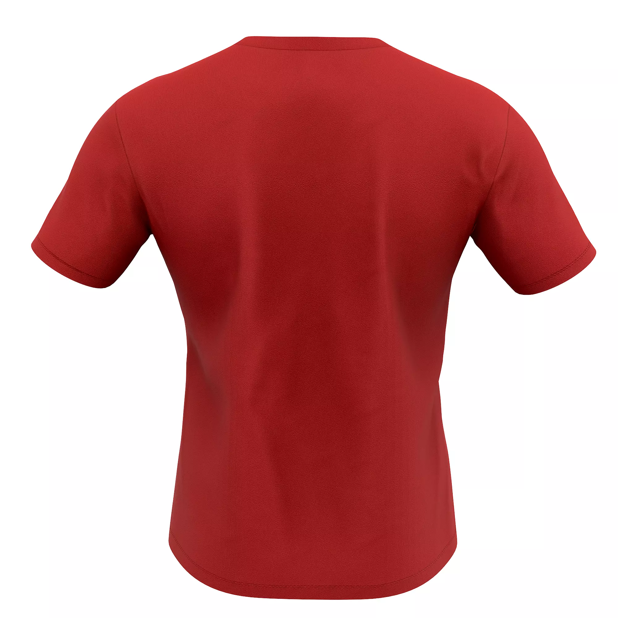 T-Shirt 02 Low-poly 3D model_31