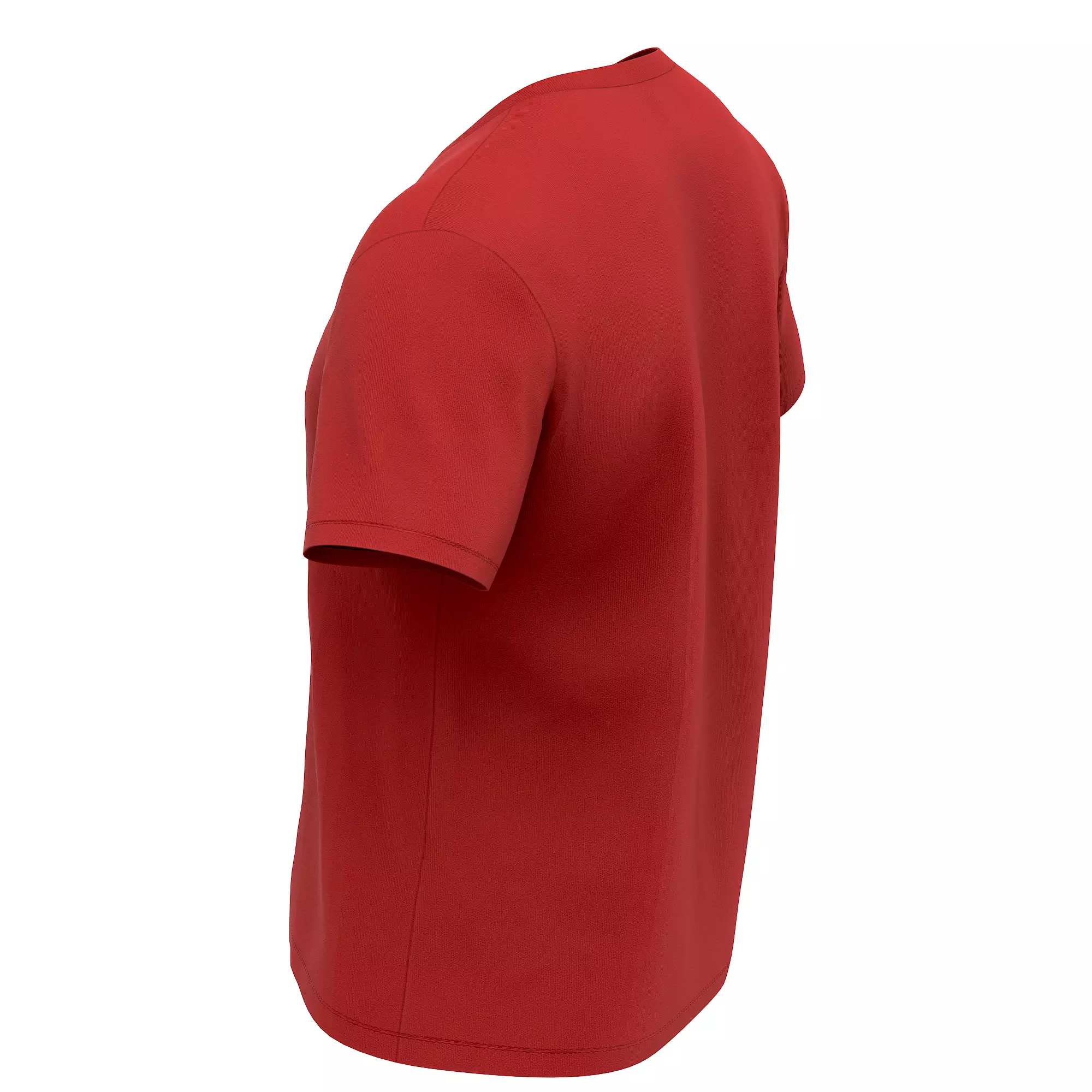 T-Shirt 02 Low-poly 3D model_25