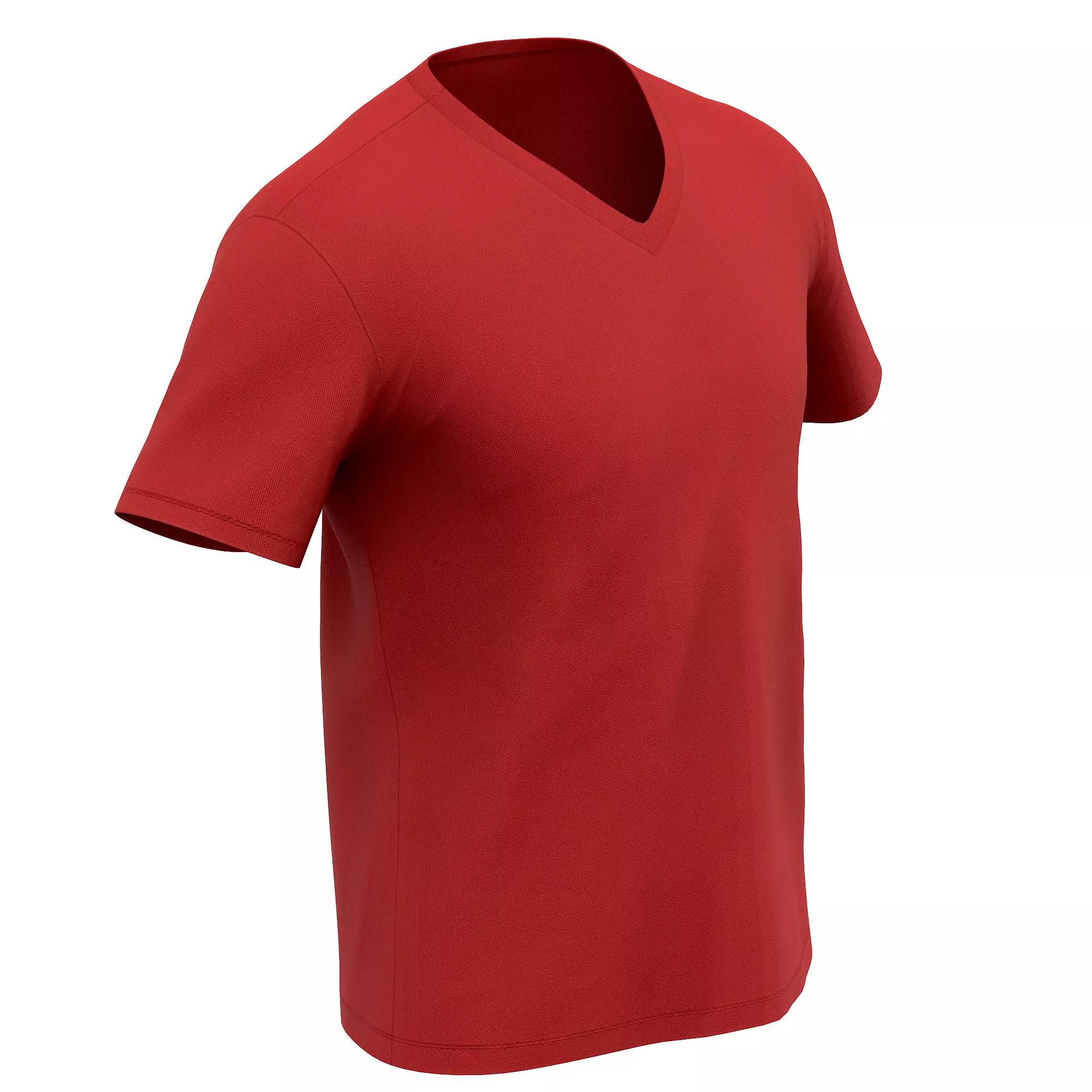 T-Shirt 02 Low-poly 3D model_43