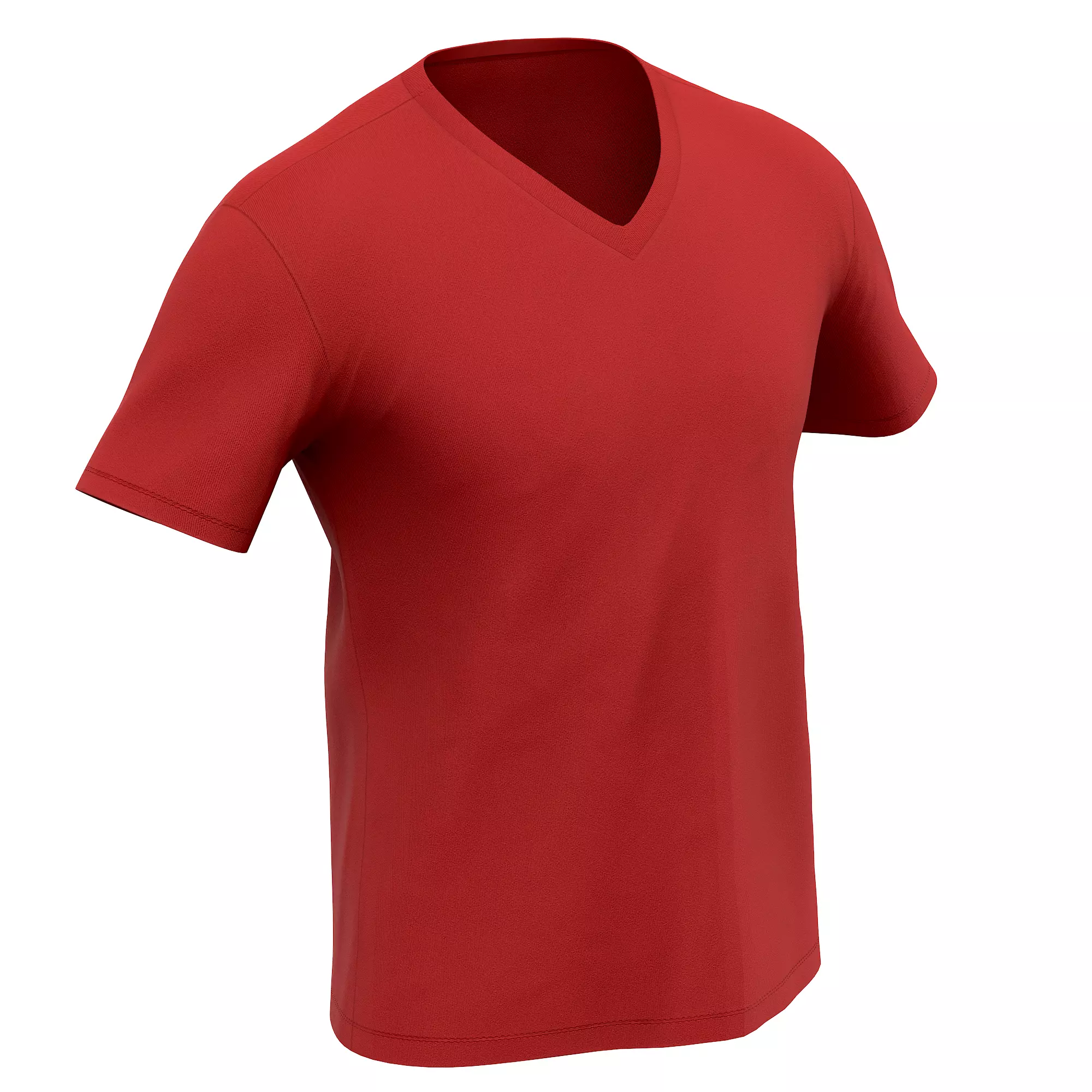T-Shirt 02 Low-poly 3D model_44