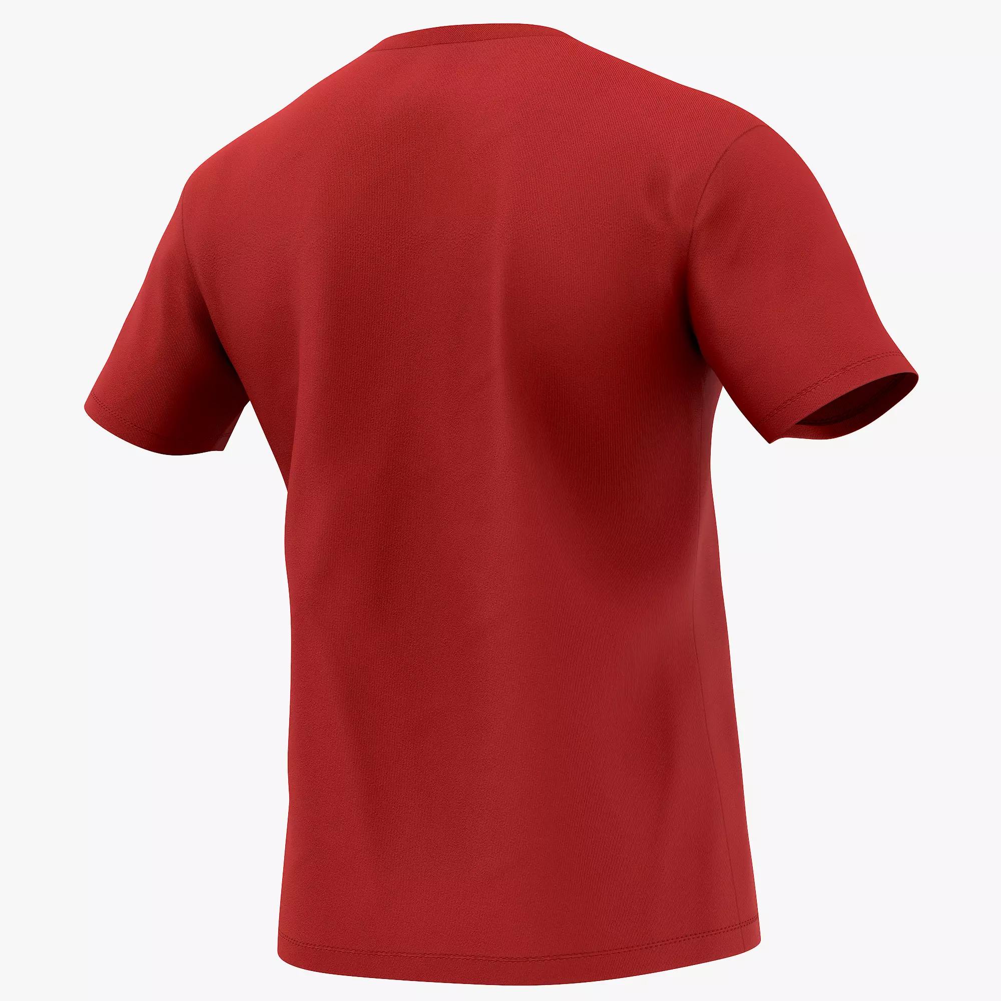 T-Shirt 02 Low-poly 3D model_4