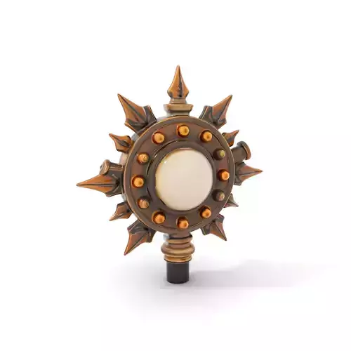 Golden Scepter model pack Low-poly 3D model